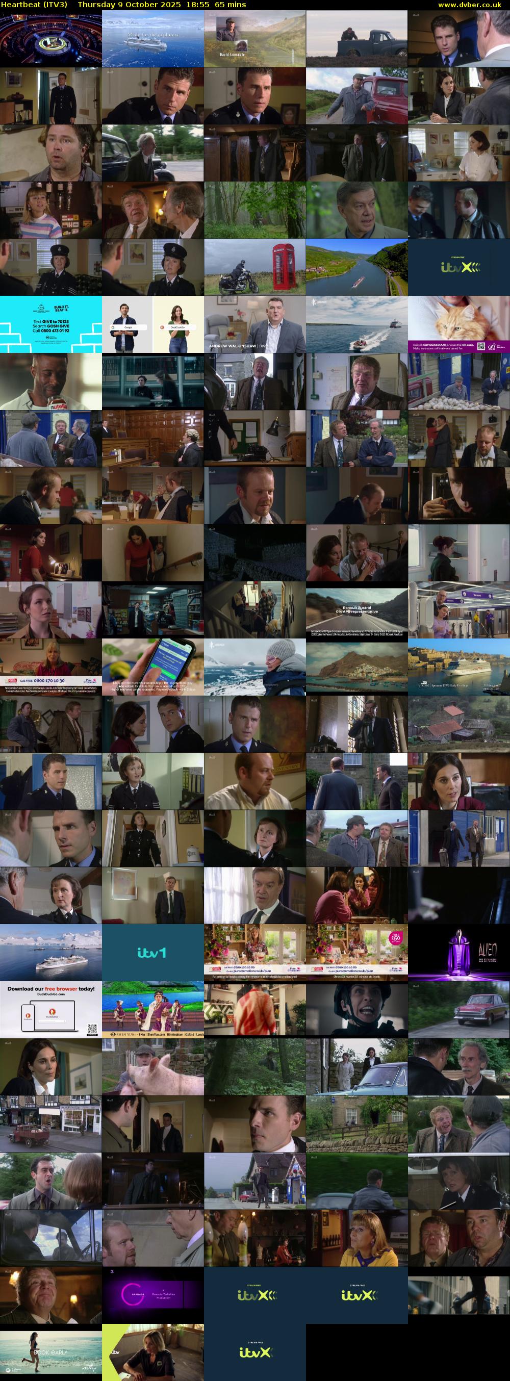 Heartbeat (ITV3) Thursday 9 October 2025 18:55 - 20:00