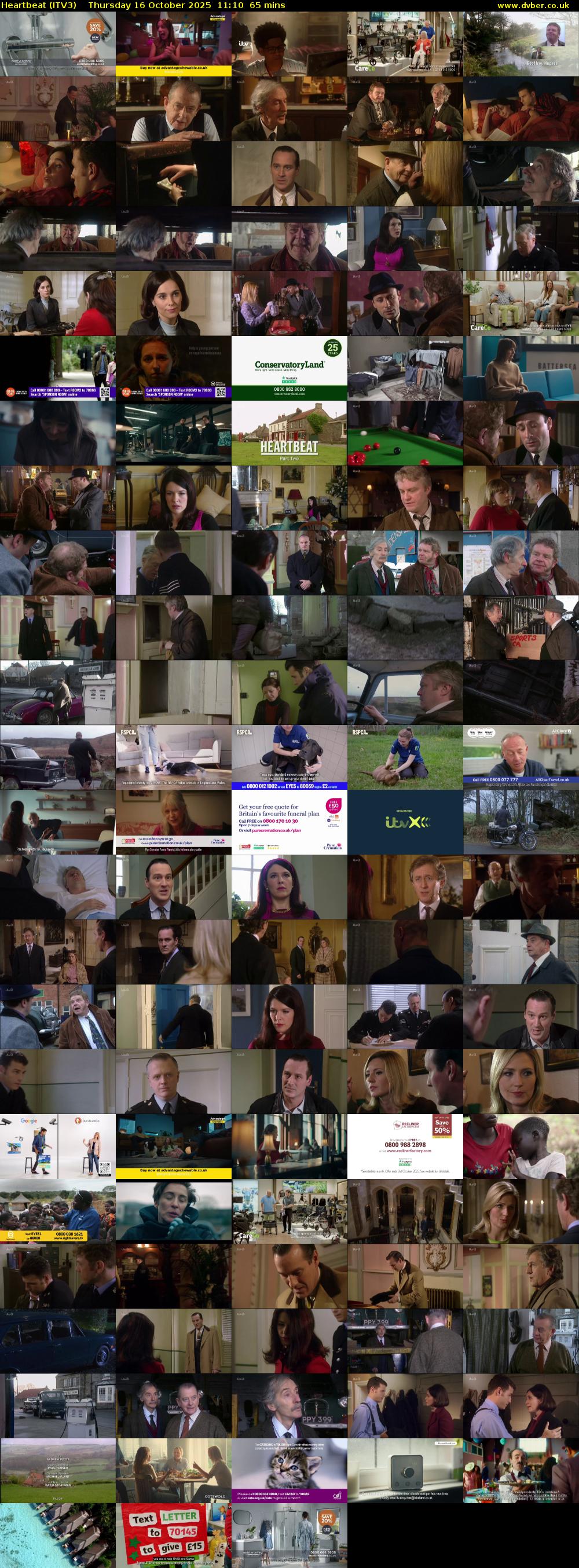 Heartbeat (ITV3) Thursday 16 October 2025 11:10 - 12:15