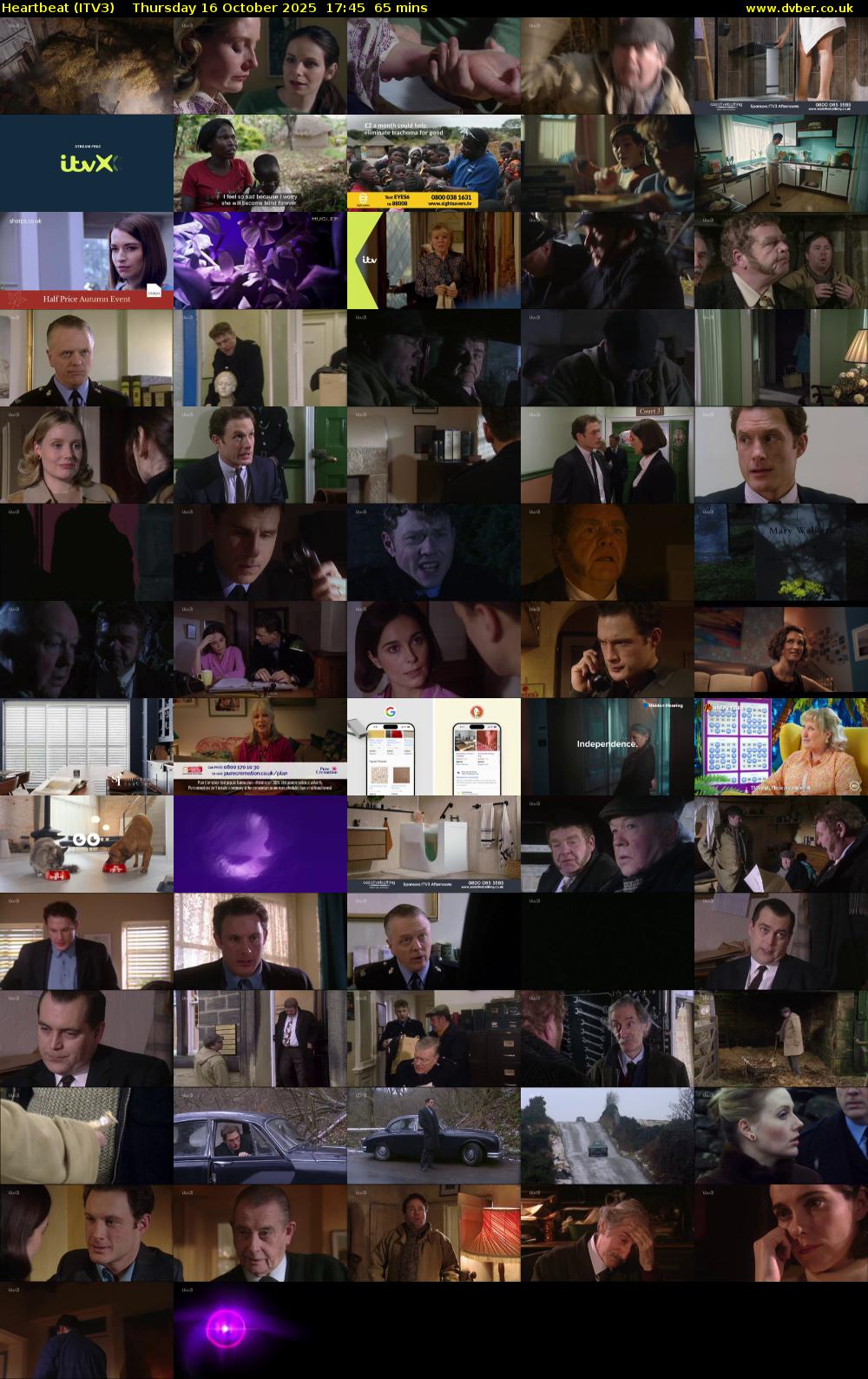 Heartbeat (ITV3) Thursday 16 October 2025 17:45 - 18:50