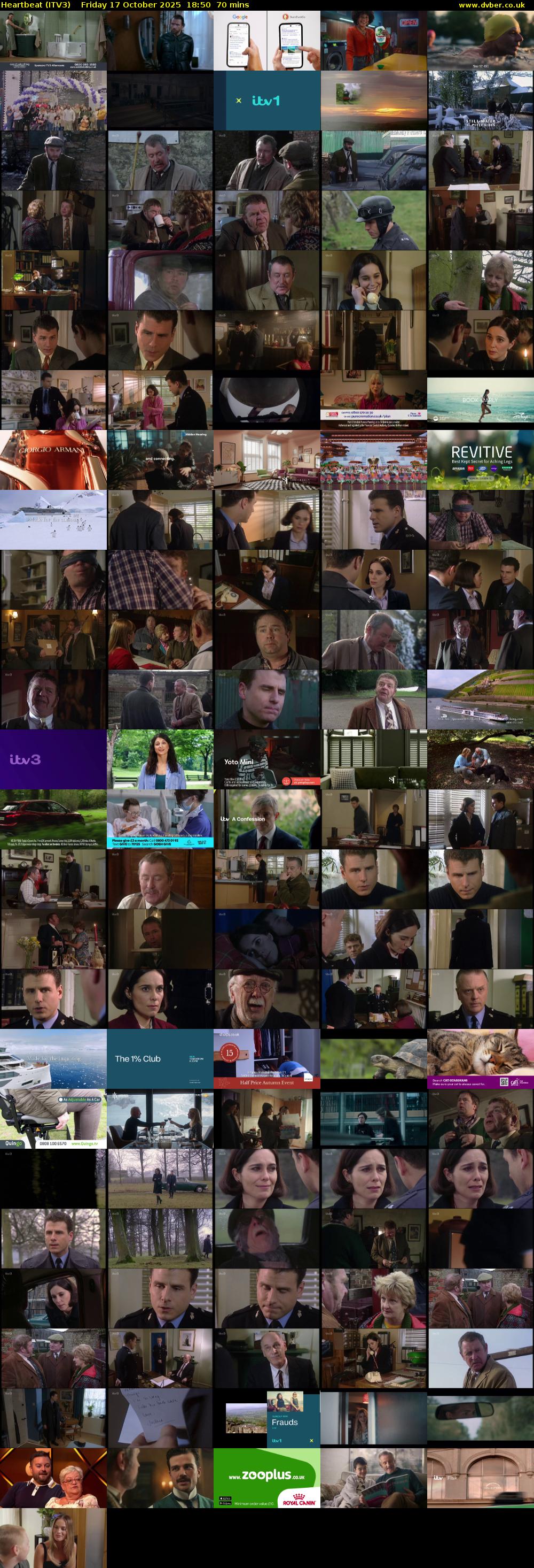 Heartbeat (ITV3) Friday 17 October 2025 18:50 - 20:00