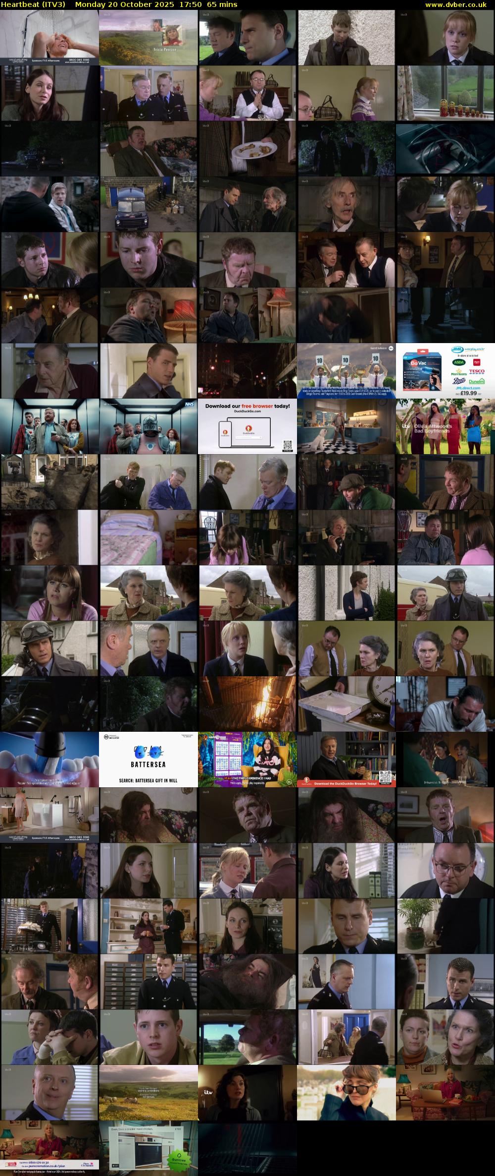 Heartbeat (ITV3) Monday 20 October 2025 17:50 - 18:55