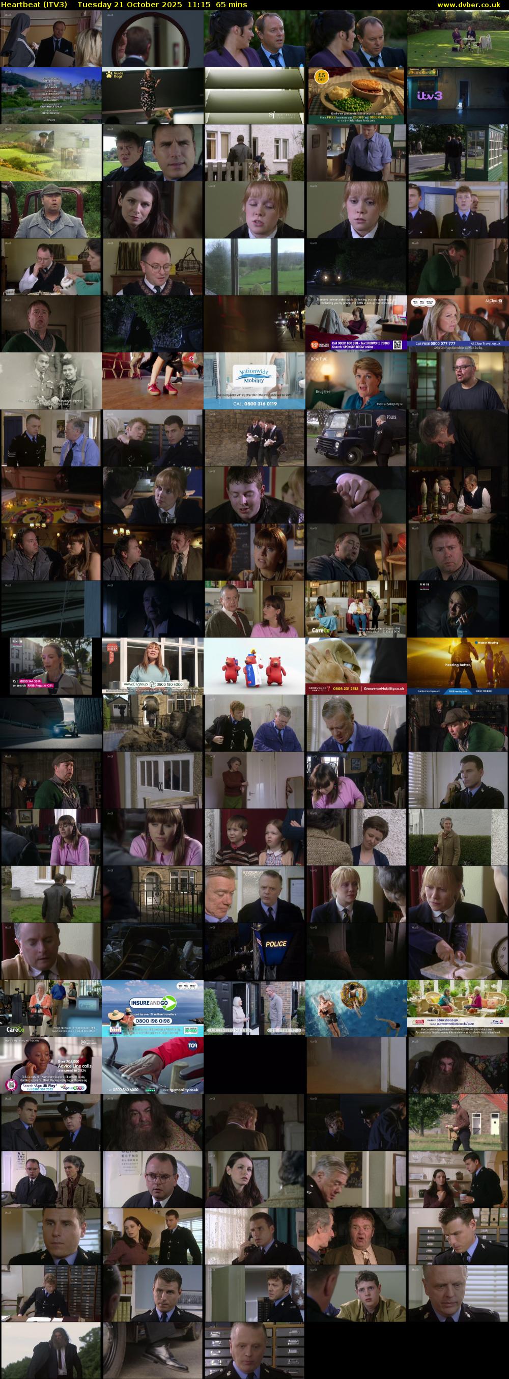 Heartbeat (ITV3) Tuesday 21 October 2025 11:15 - 12:20
