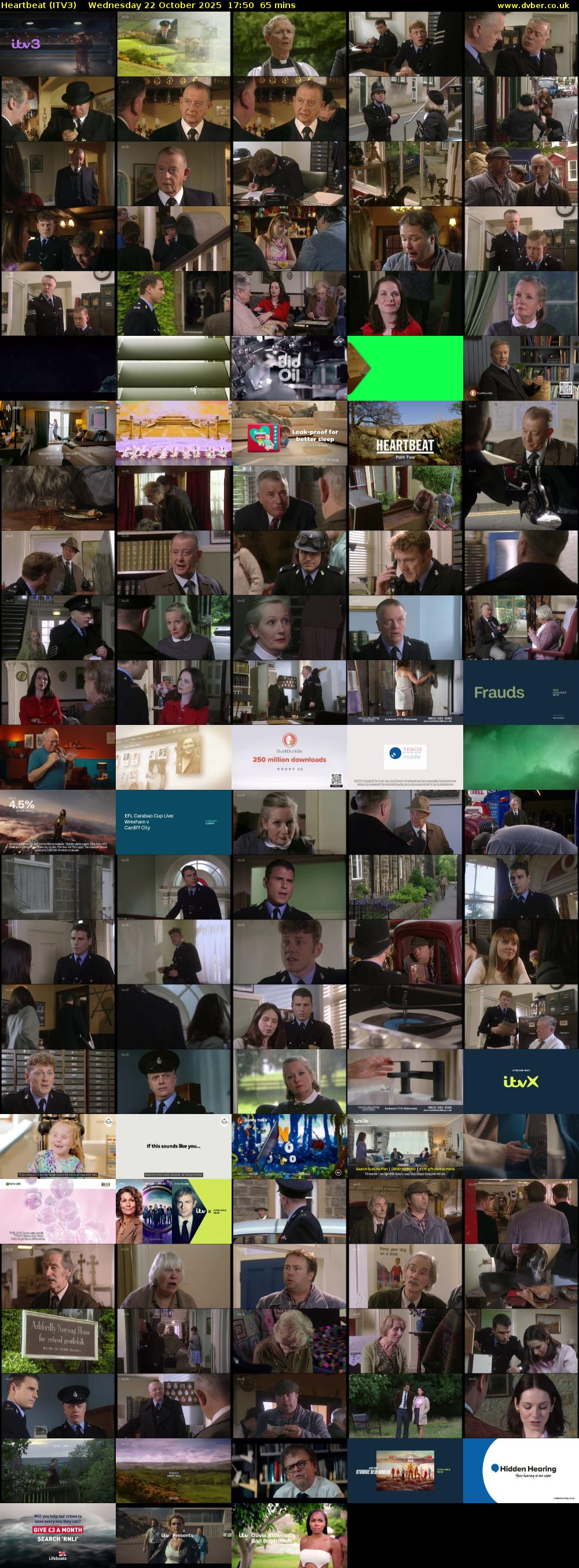 Heartbeat (ITV3) Wednesday 22 October 2025 17:50 - 18:55