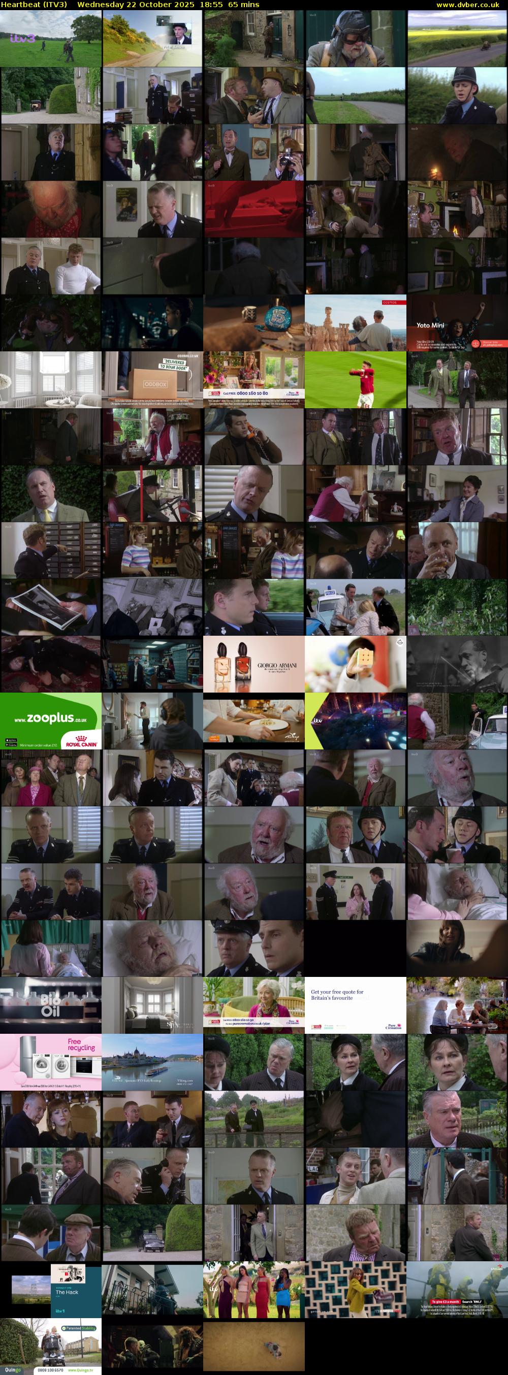 Heartbeat (ITV3) Wednesday 22 October 2025 18:55 - 20:00
