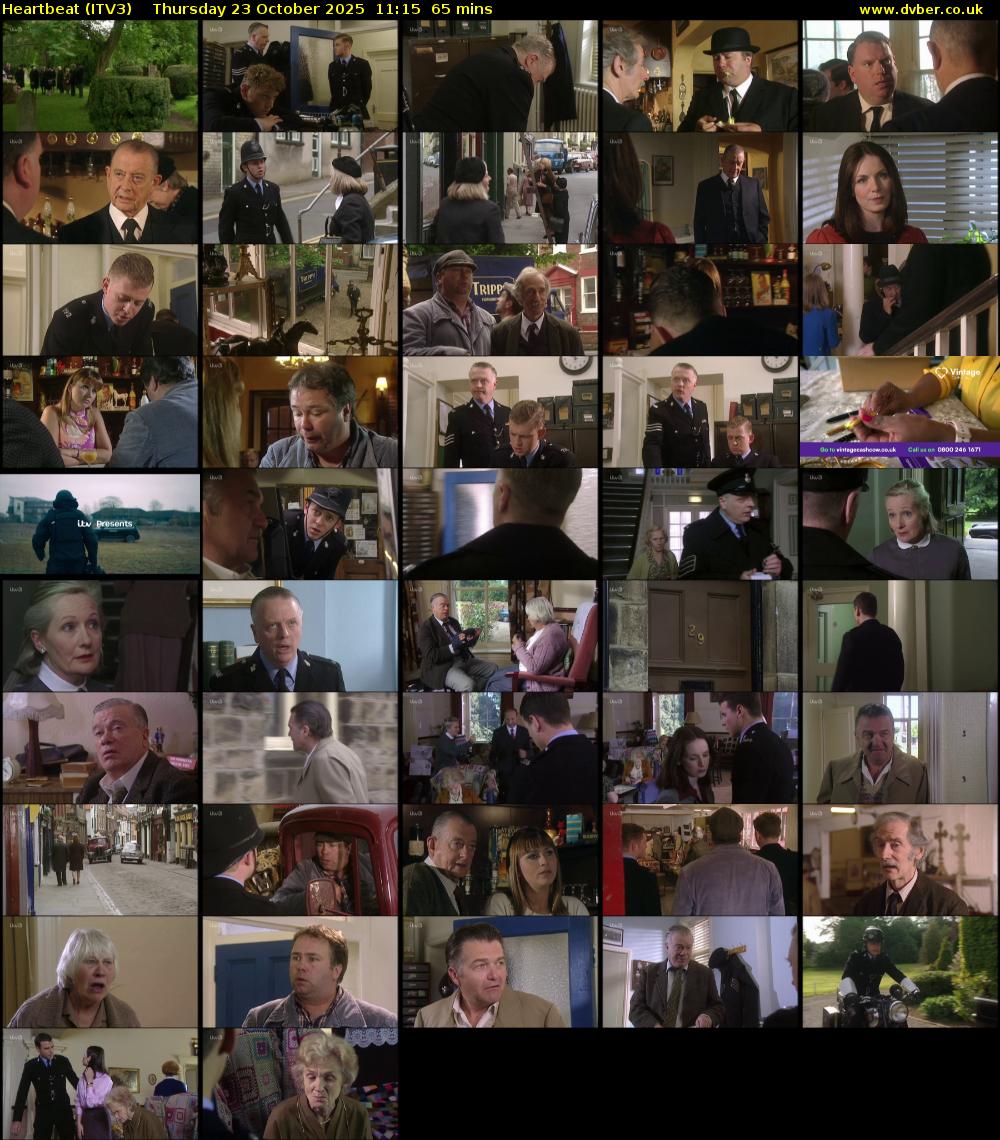 Heartbeat (ITV3) Thursday 23 October 2025 11:15 - 12:20