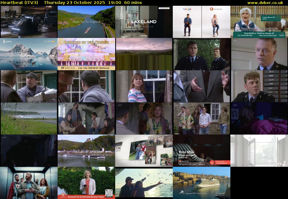 Heartbeat (ITV3) Thursday 23 October 2025 19:00 - 20:00