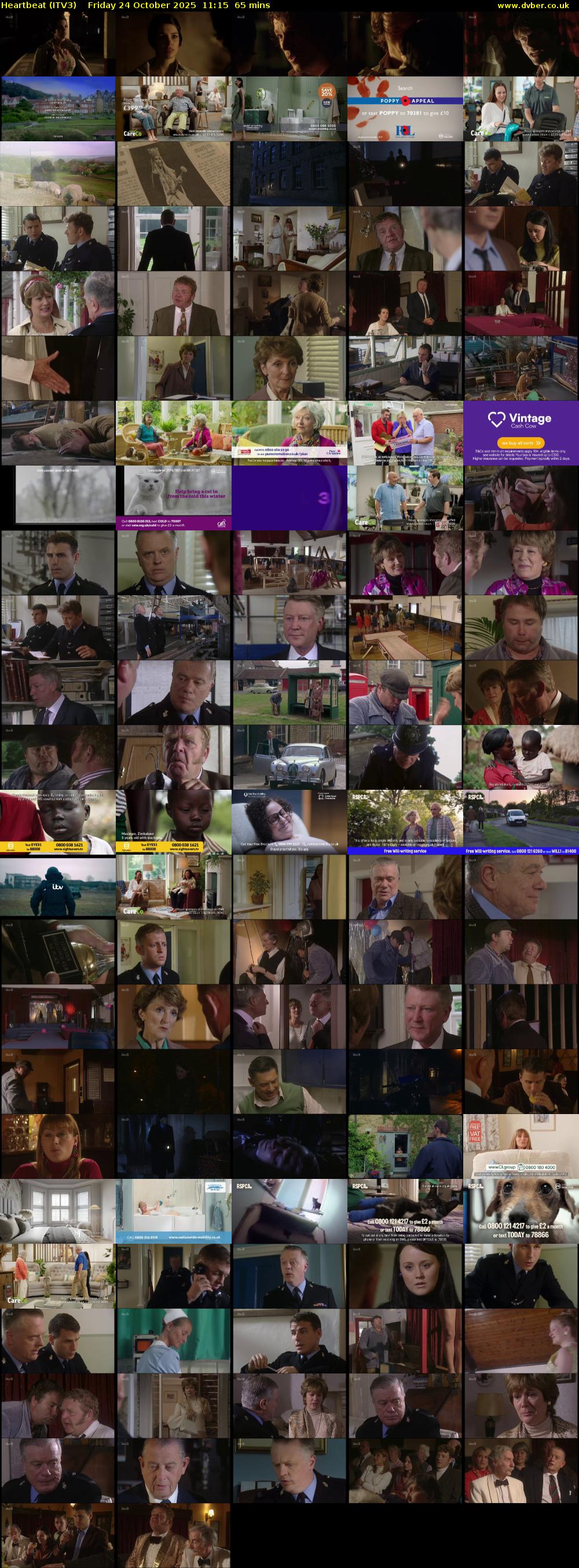 Heartbeat (ITV3) Friday 24 October 2025 11:15 - 12:20