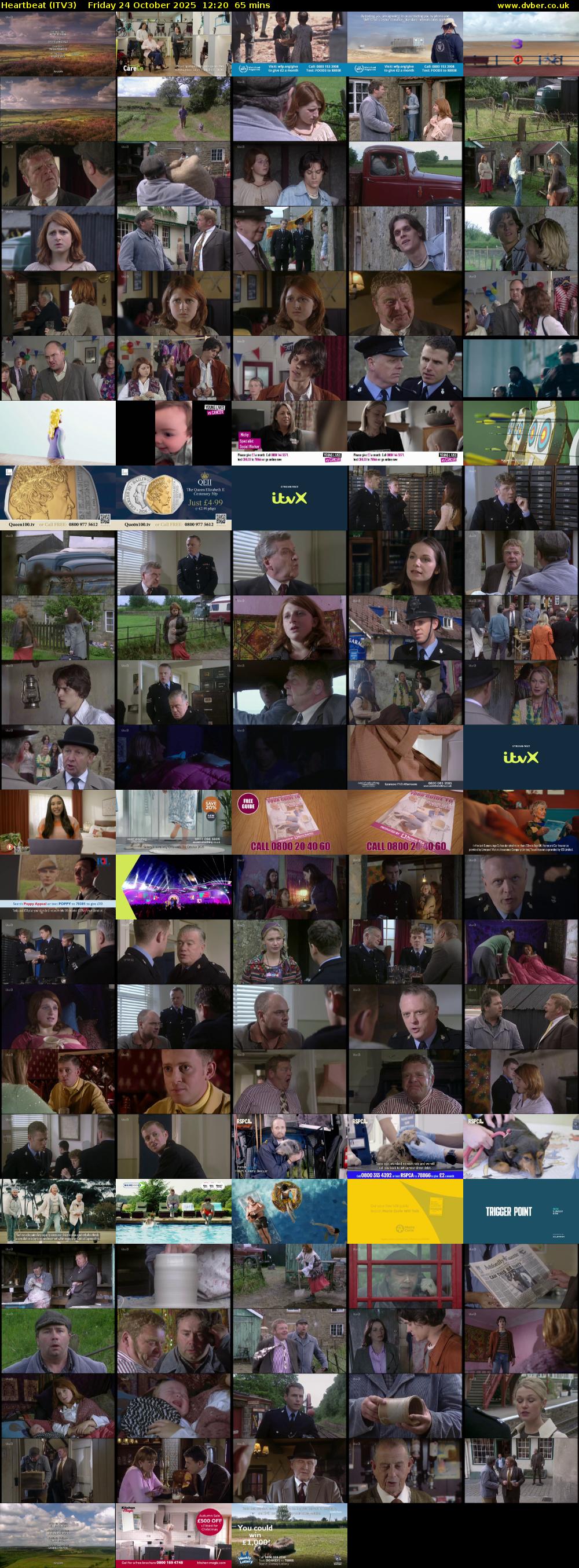Heartbeat (ITV3) Friday 24 October 2025 12:20 - 13:25