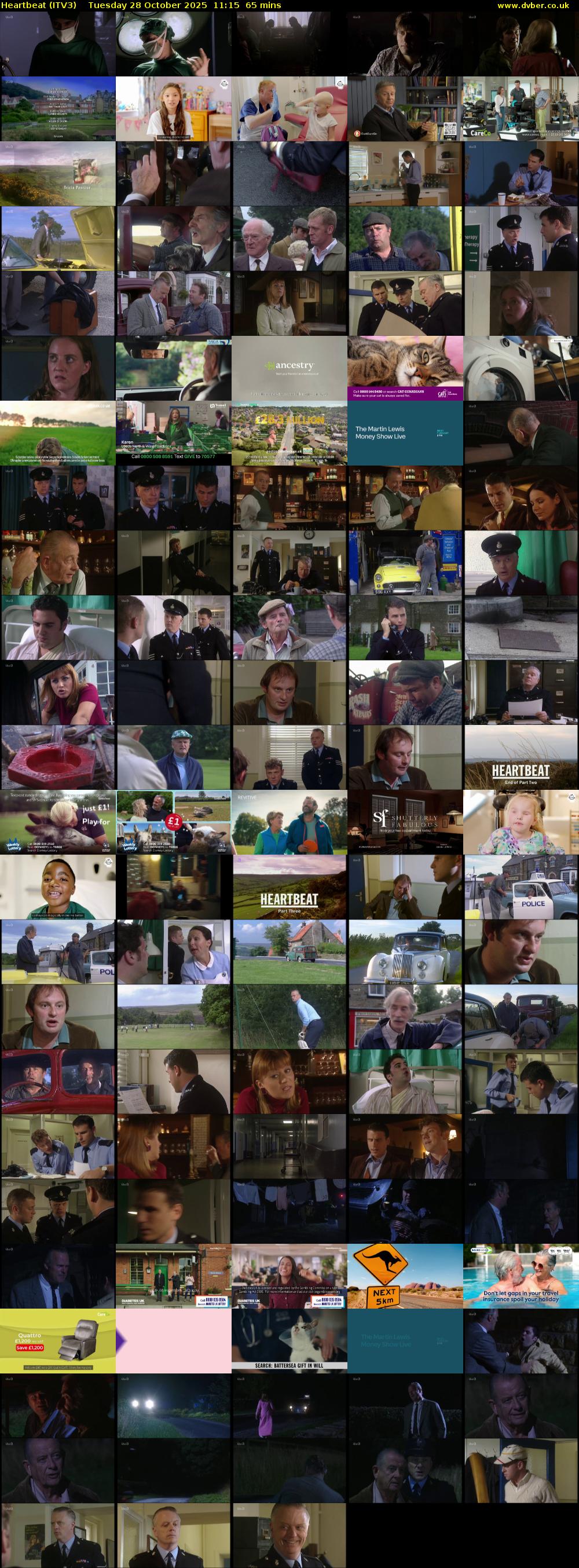 Heartbeat (ITV3) Tuesday 28 October 2025 11:15 - 12:20