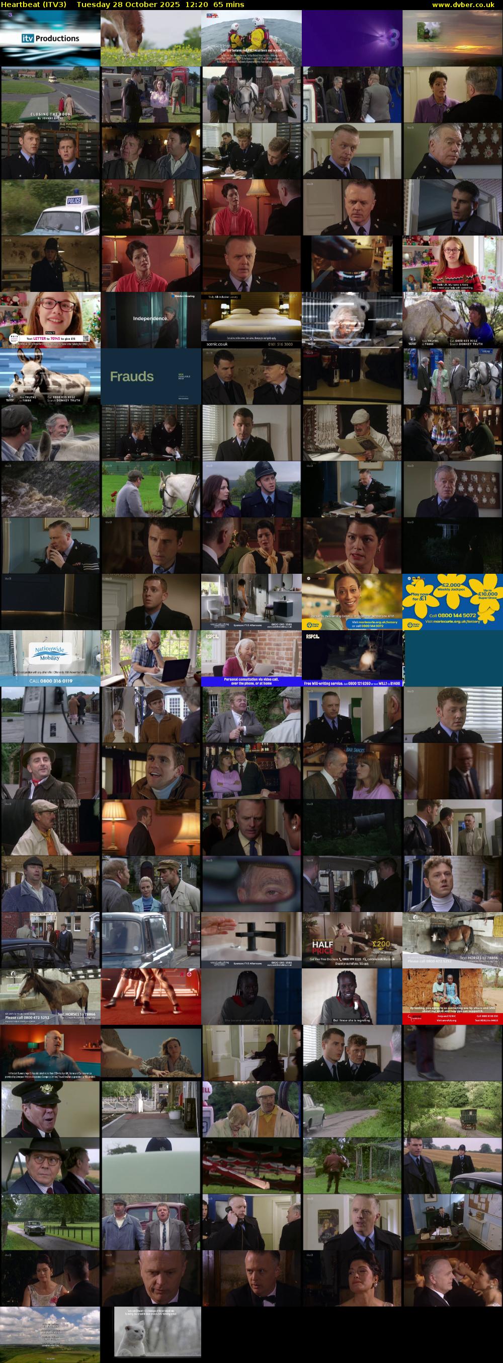 Heartbeat (ITV3) Tuesday 28 October 2025 12:20 - 13:25