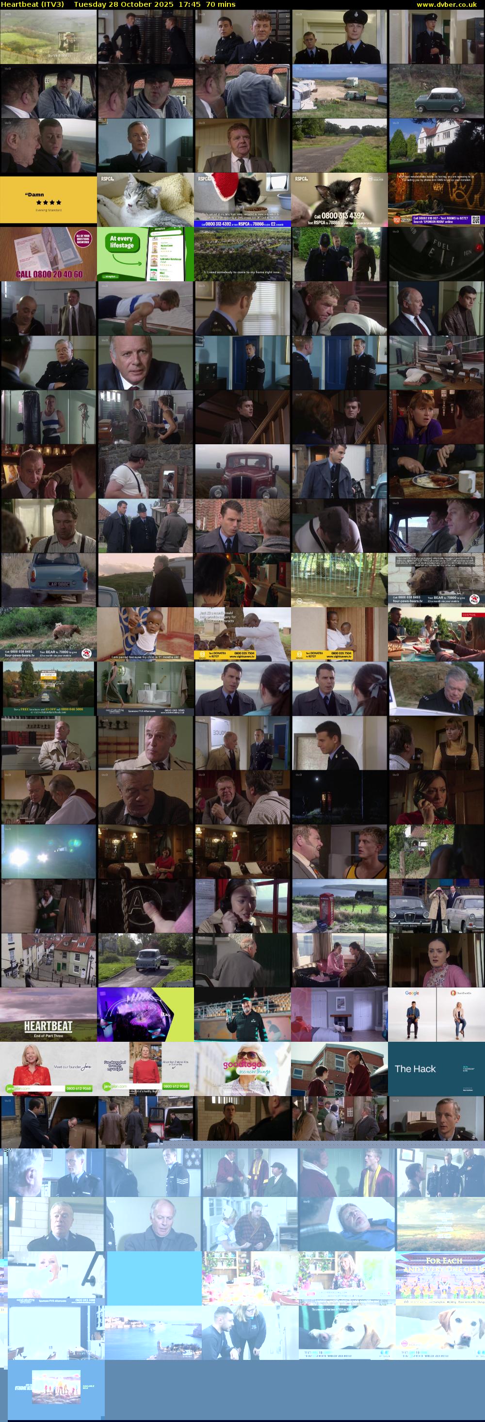 Heartbeat (ITV3) Tuesday 28 October 2025 17:45 - 18:55