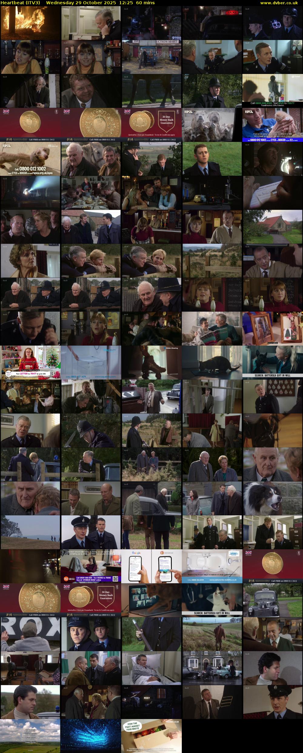 Heartbeat (ITV3) Wednesday 29 October 2025 12:25 - 13:25