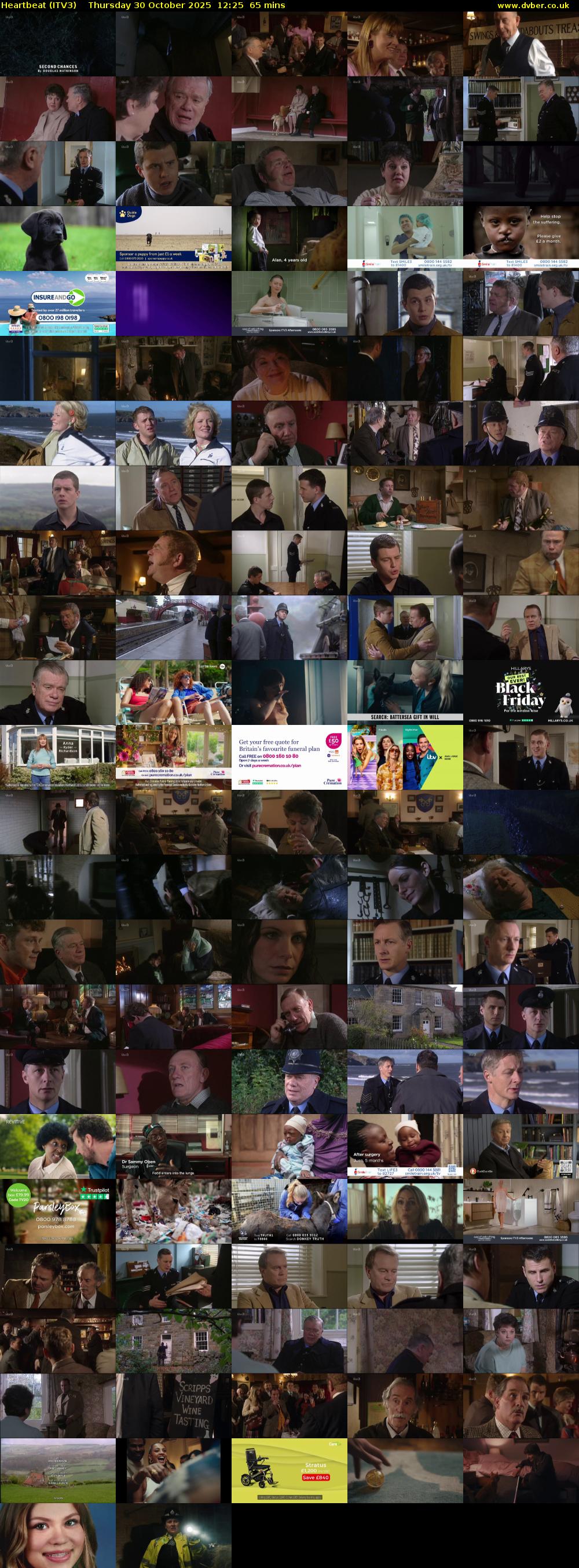 Heartbeat (ITV3) Thursday 30 October 2025 12:25 - 13:30