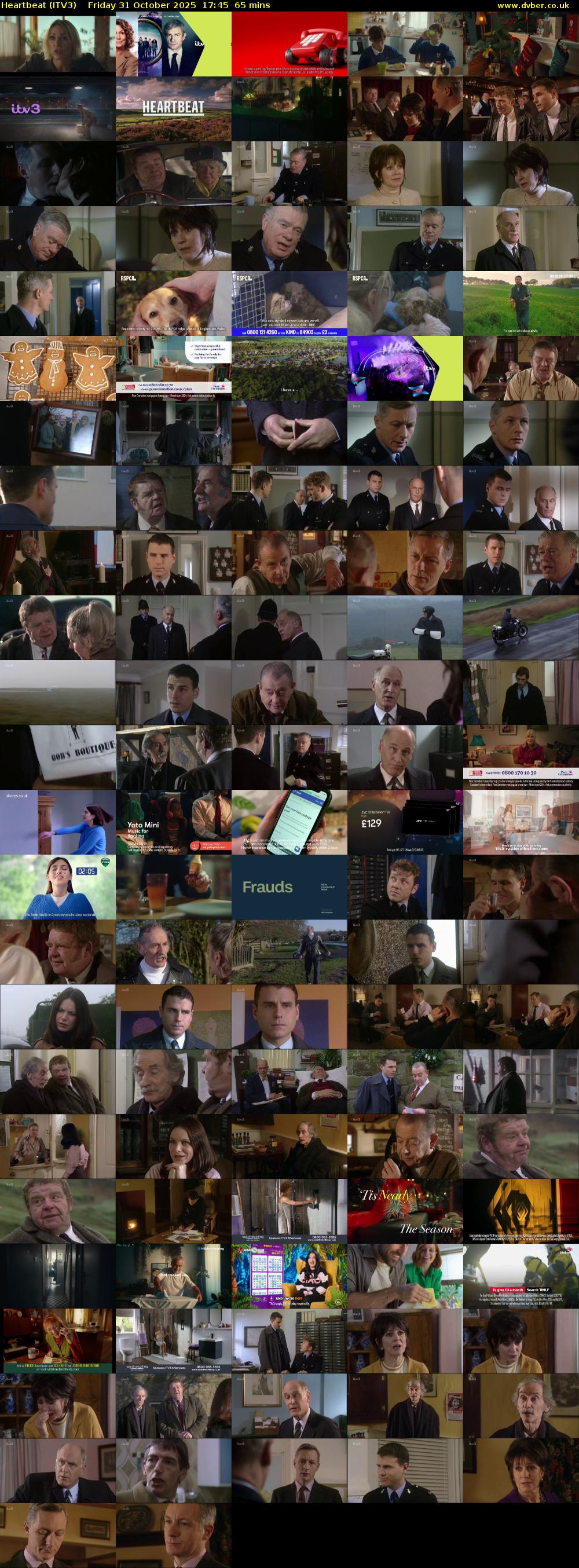 Heartbeat (ITV3) Friday 31 October 2025 17:45 - 18:50