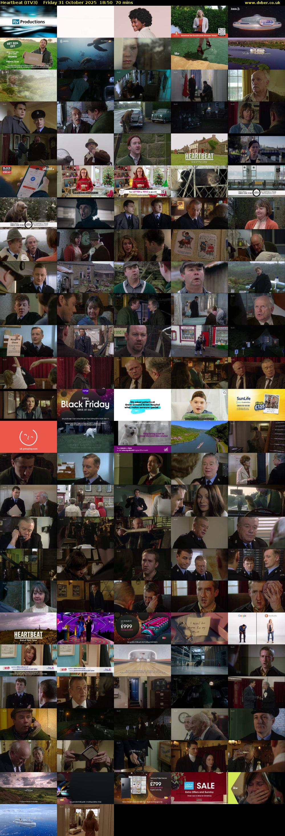 Heartbeat (ITV3) Friday 31 October 2025 18:50 - 20:00