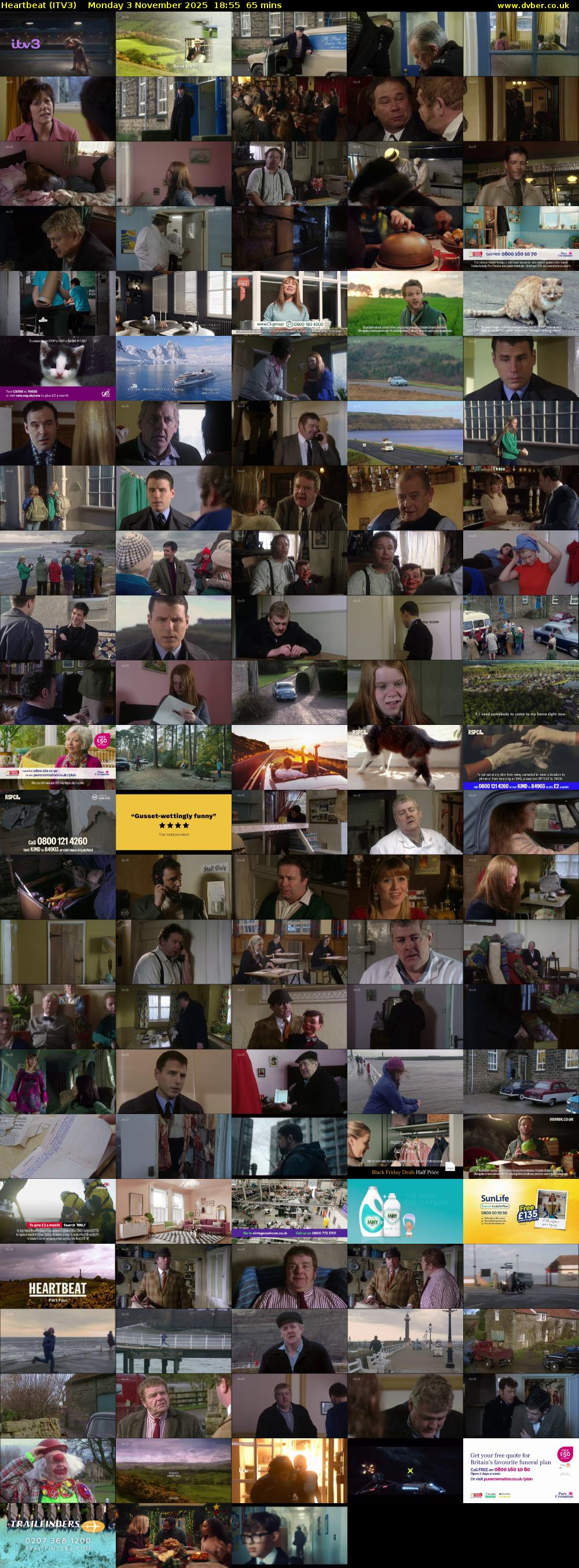 Heartbeat (ITV3) Monday 3 November 2025 18:55 - 20:00