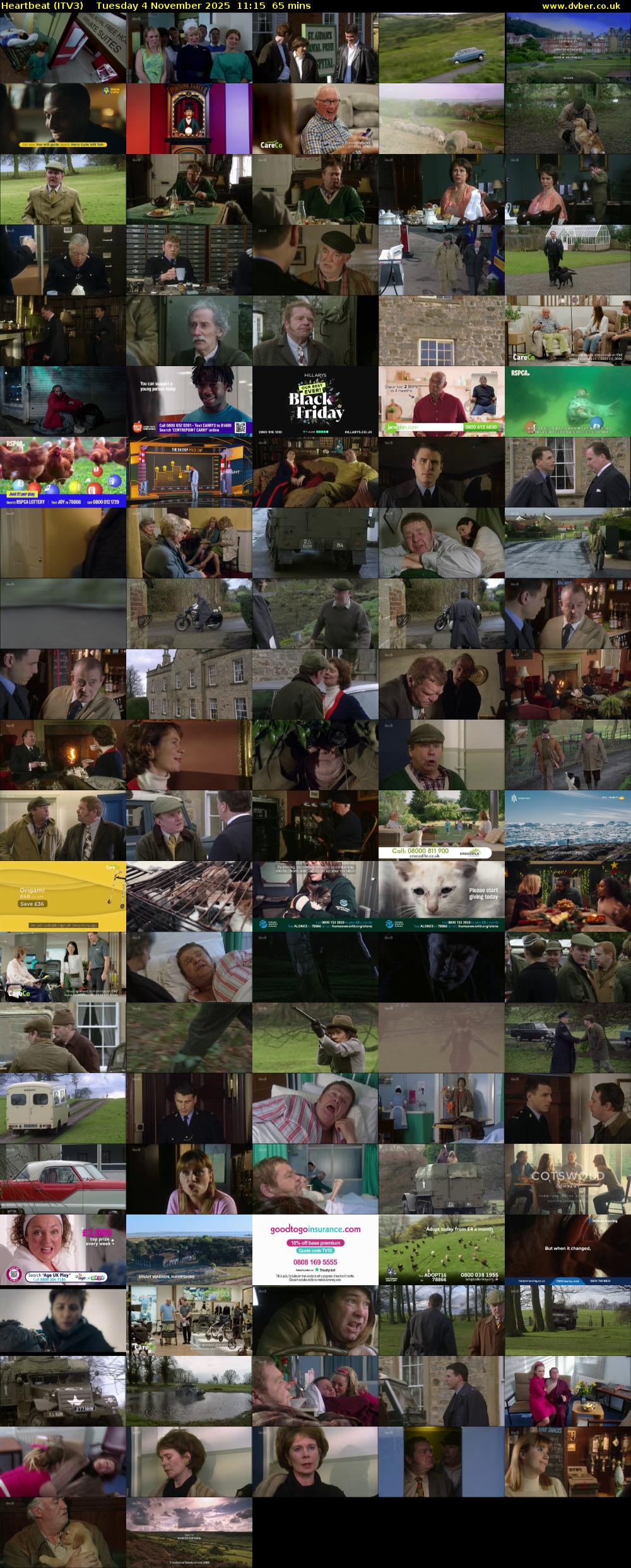 Heartbeat (ITV3) Tuesday 4 November 2025 11:15 - 12:20