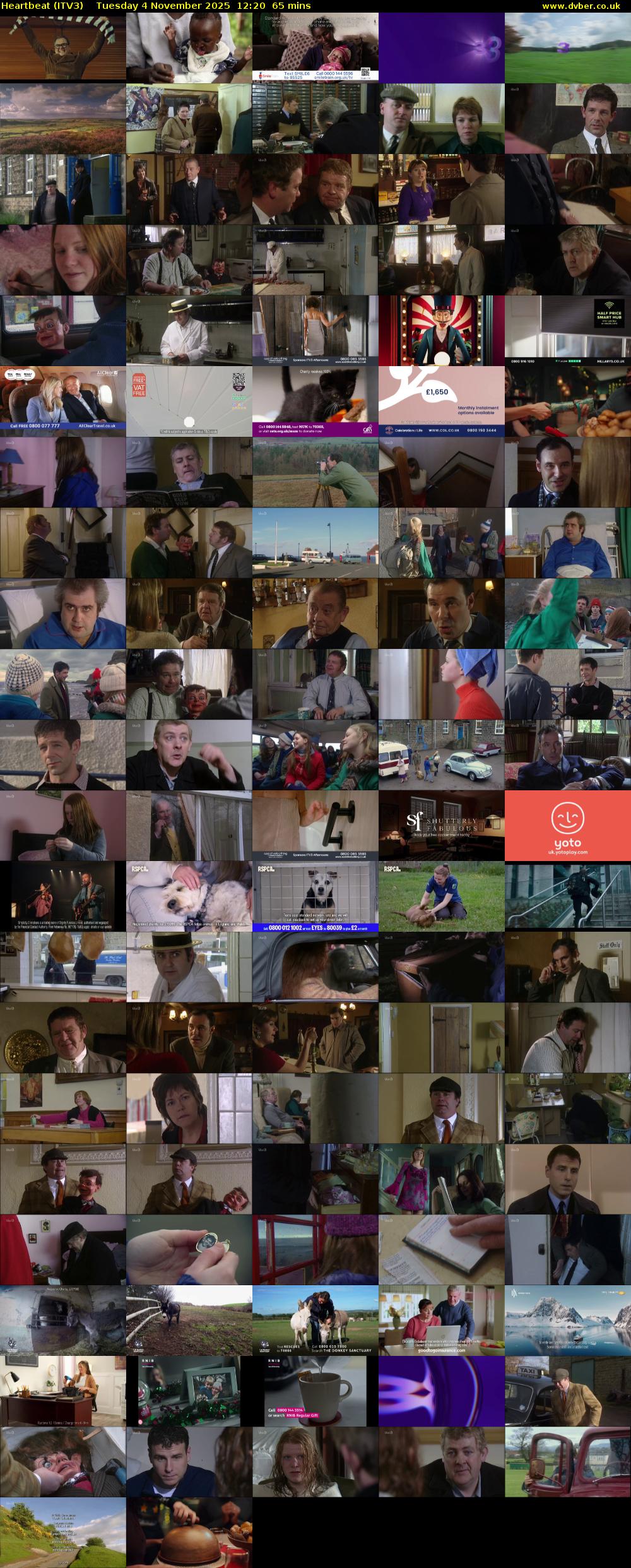 Heartbeat (ITV3) Tuesday 4 November 2025 12:20 - 13:25