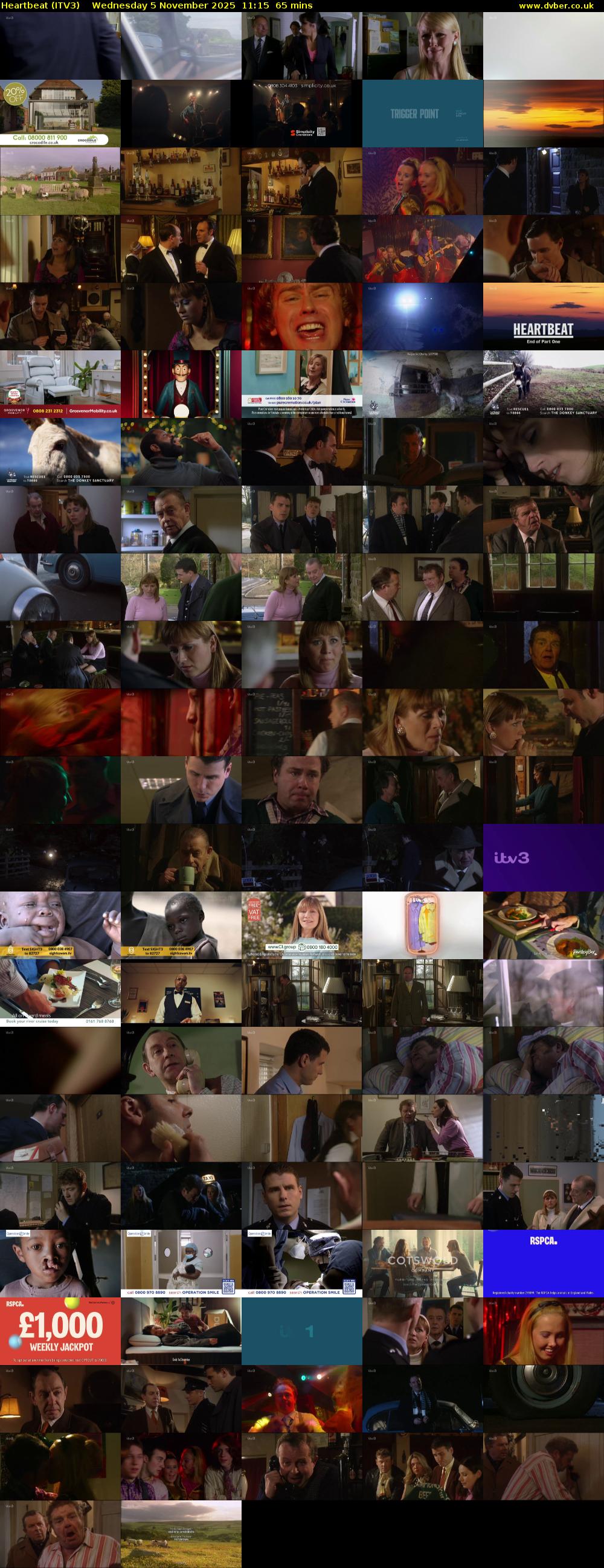 Heartbeat (ITV3) Wednesday 5 November 2025 11:15 - 12:20