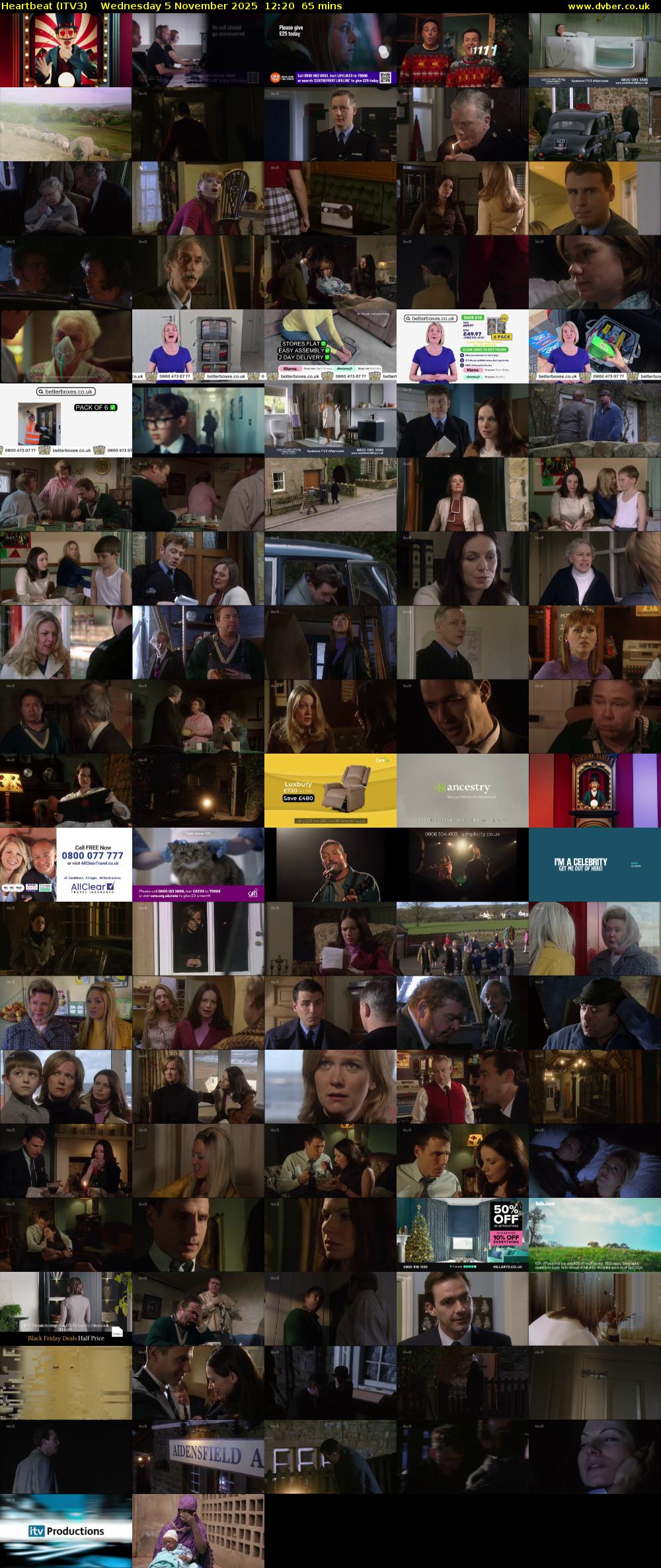 Heartbeat (ITV3) Wednesday 5 November 2025 12:20 - 13:25