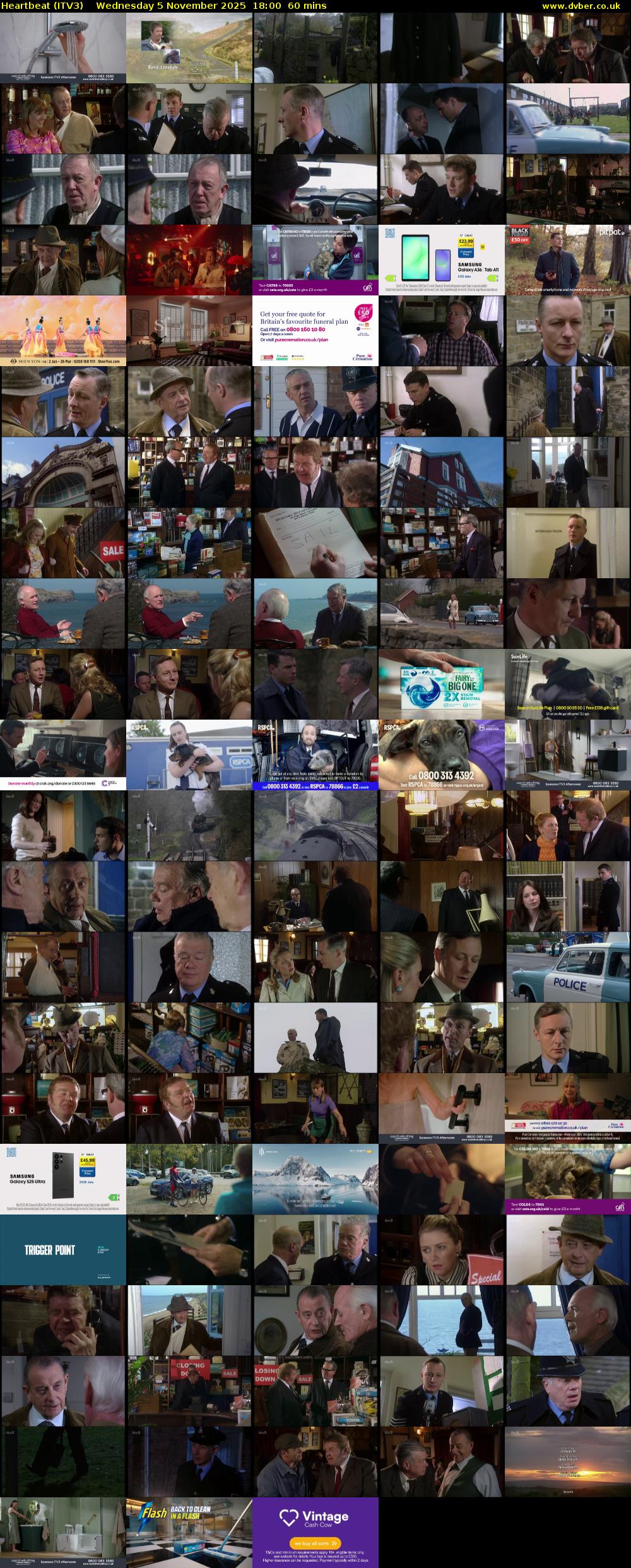 Heartbeat (ITV3) Wednesday 5 November 2025 18:00 - 19:00
