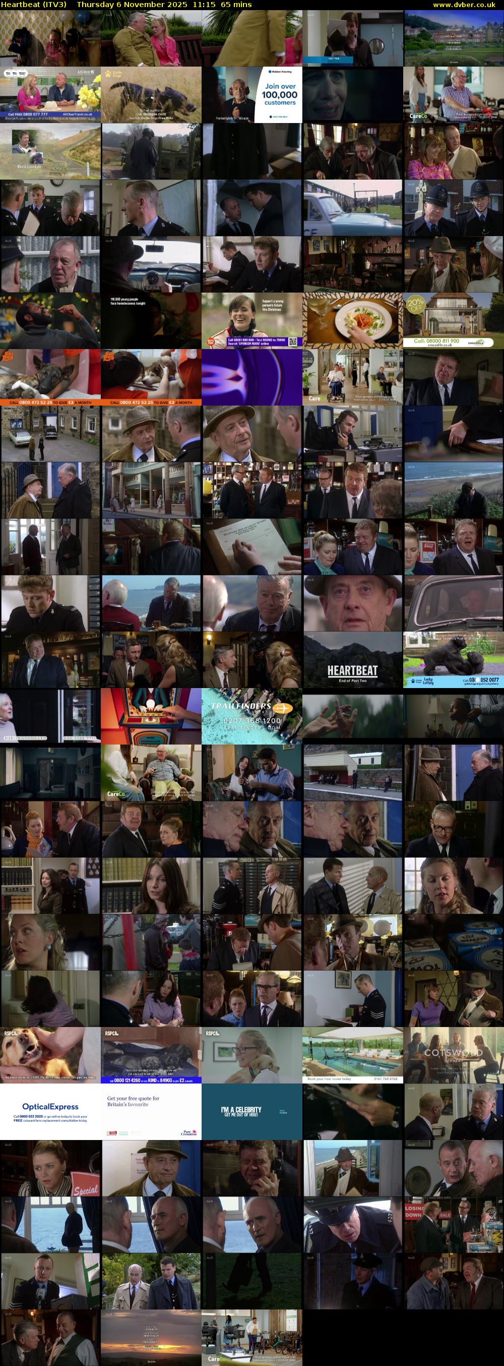 Heartbeat (ITV3) Thursday 6 November 2025 11:15 - 12:20