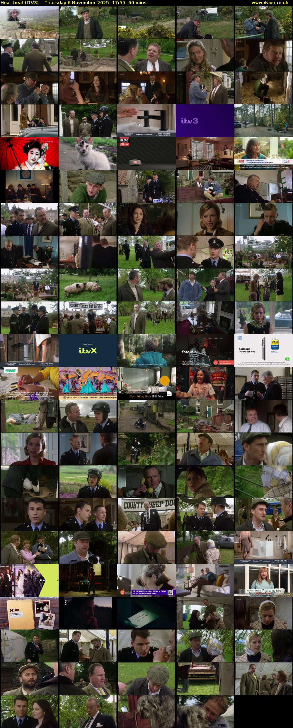 Heartbeat (ITV3) Thursday 6 November 2025 17:55 - 18:55