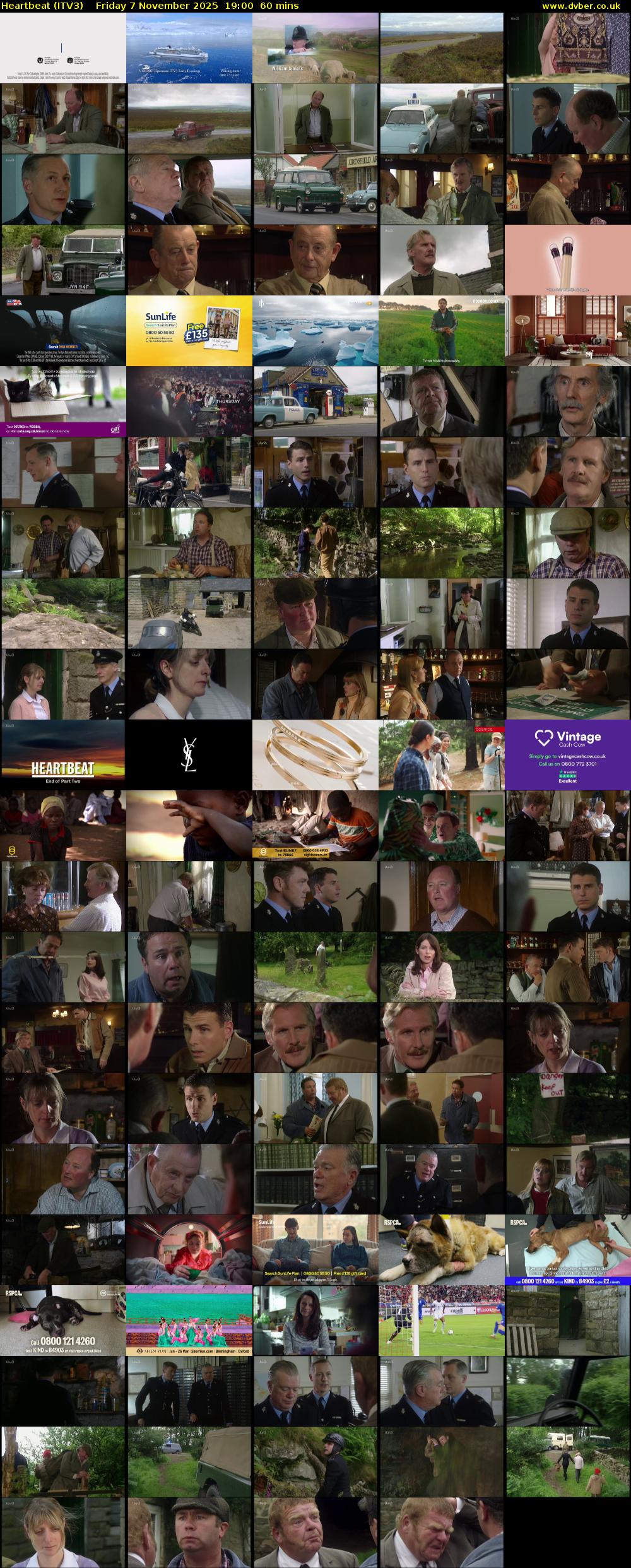 Heartbeat (ITV3) Friday 7 November 2025 19:00 - 20:00