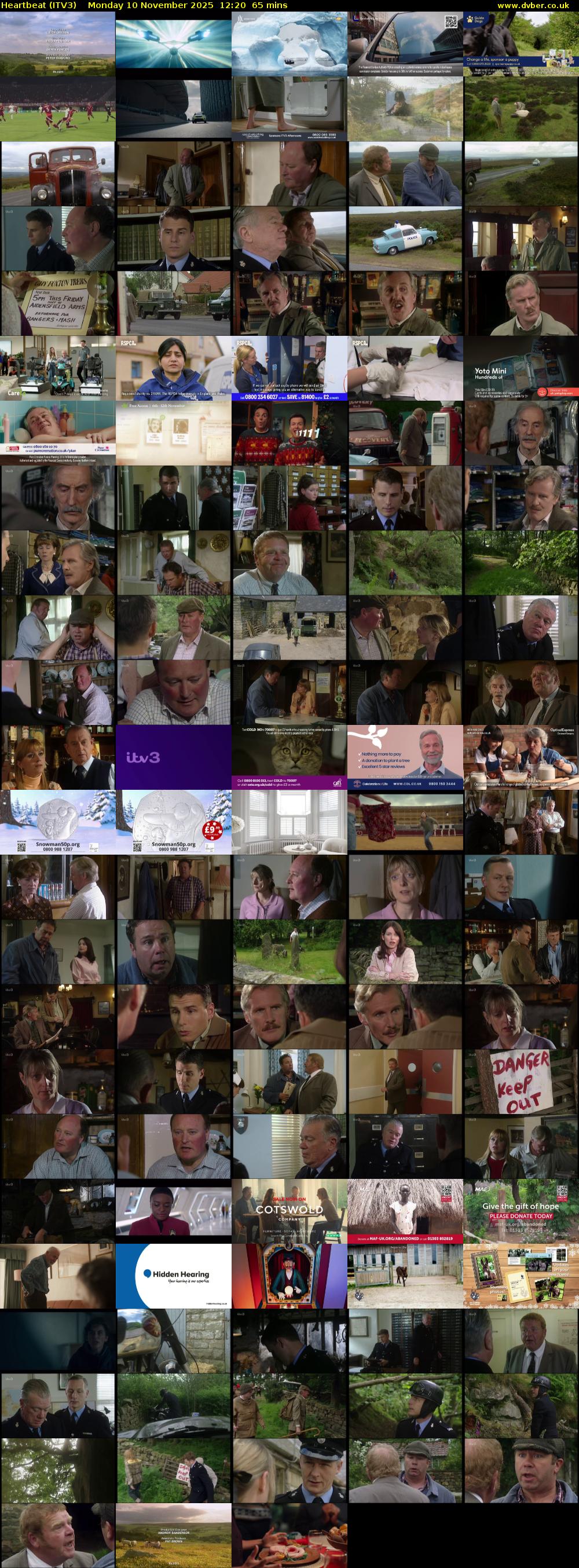 Heartbeat (ITV3) Monday 10 November 2025 12:20 - 13:25