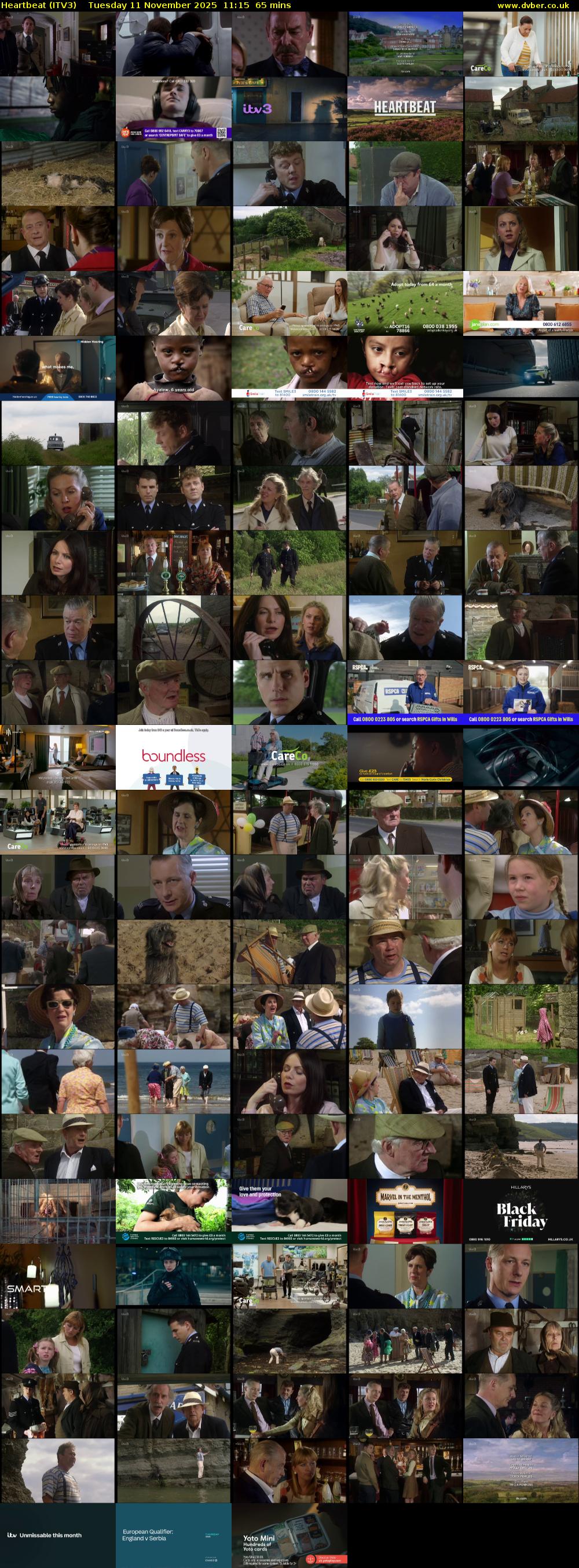Heartbeat (ITV3) Tuesday 11 November 2025 11:15 - 12:20