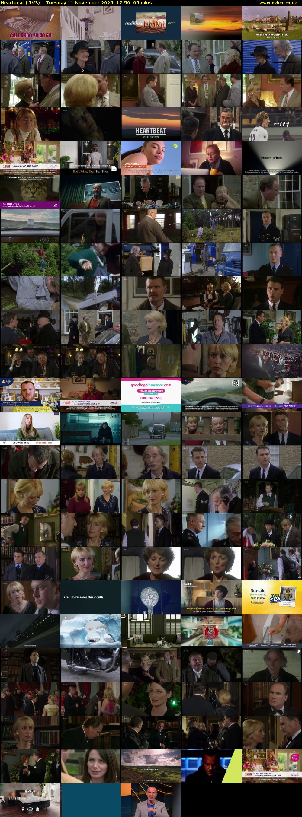 Heartbeat (ITV3) Tuesday 11 November 2025 17:50 - 18:55