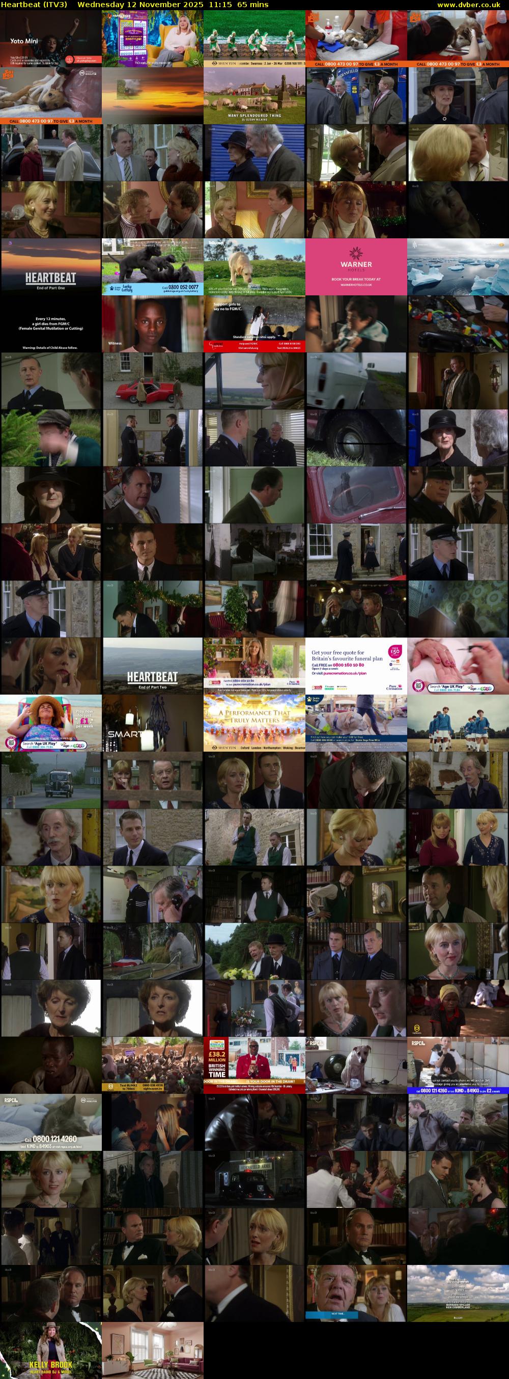 Heartbeat (ITV3) Wednesday 12 November 2025 11:15 - 12:20