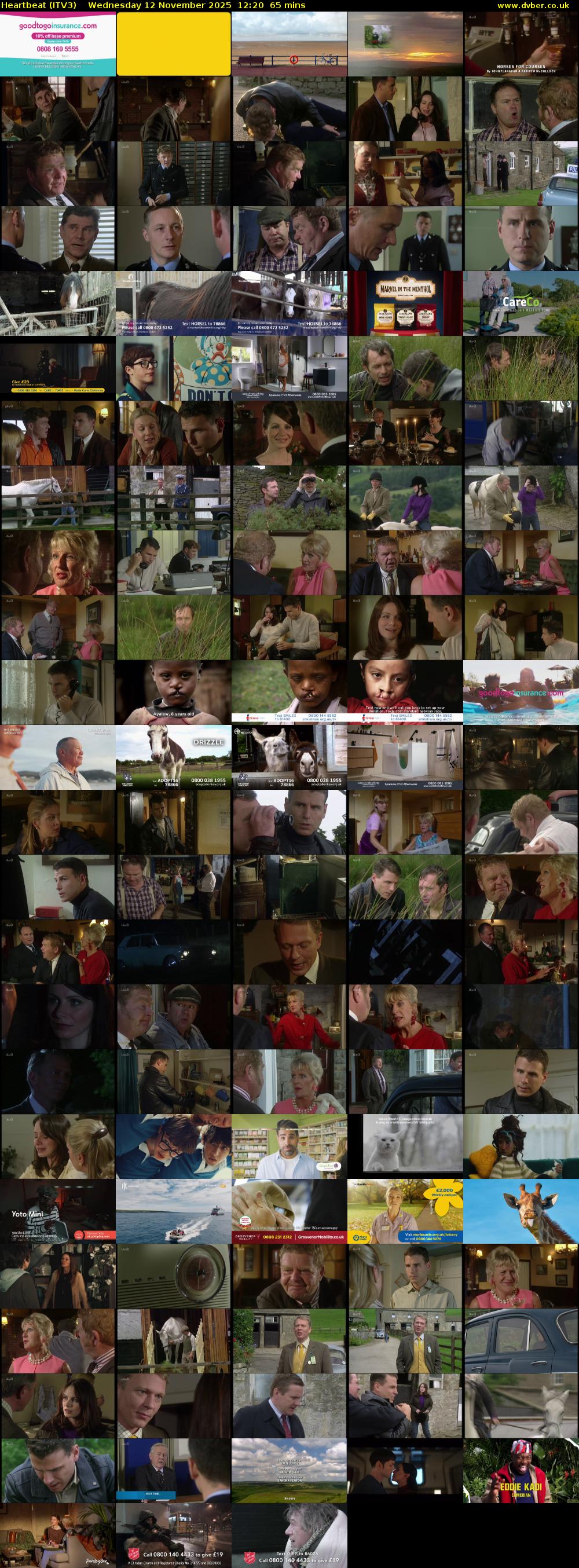 Heartbeat (ITV3) Wednesday 12 November 2025 12:20 - 13:25