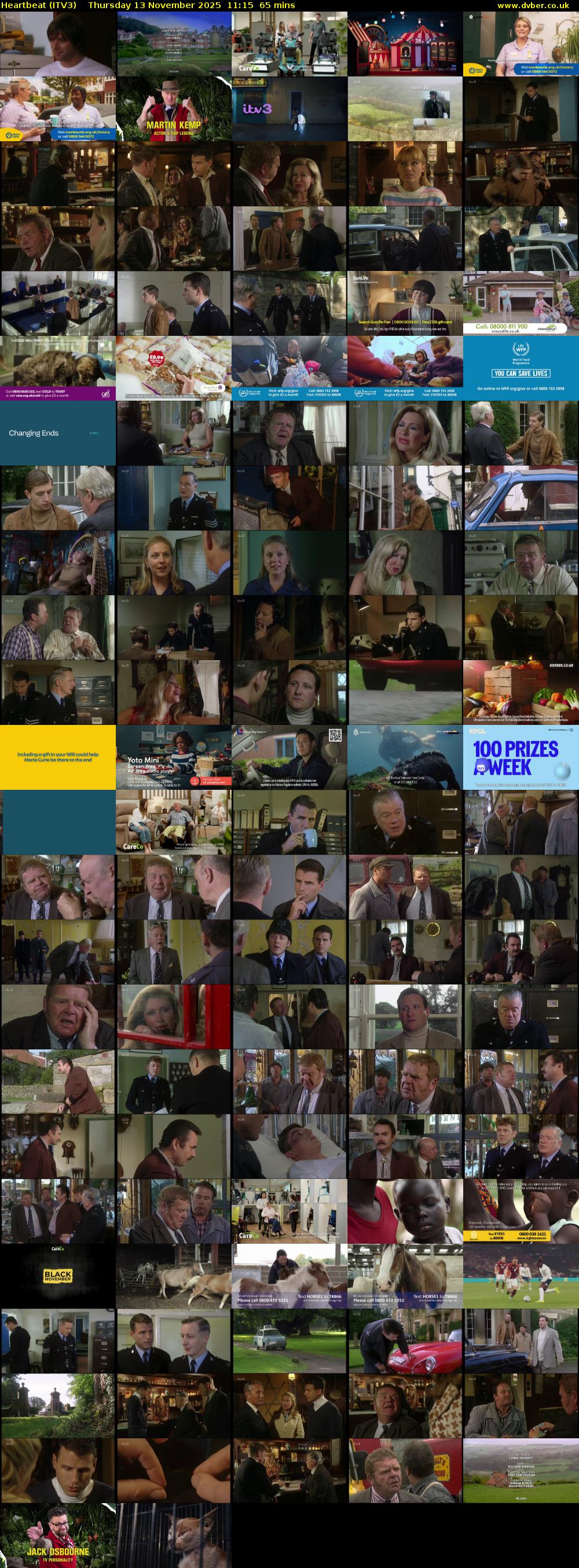 Heartbeat (ITV3) Thursday 13 November 2025 11:15 - 12:20