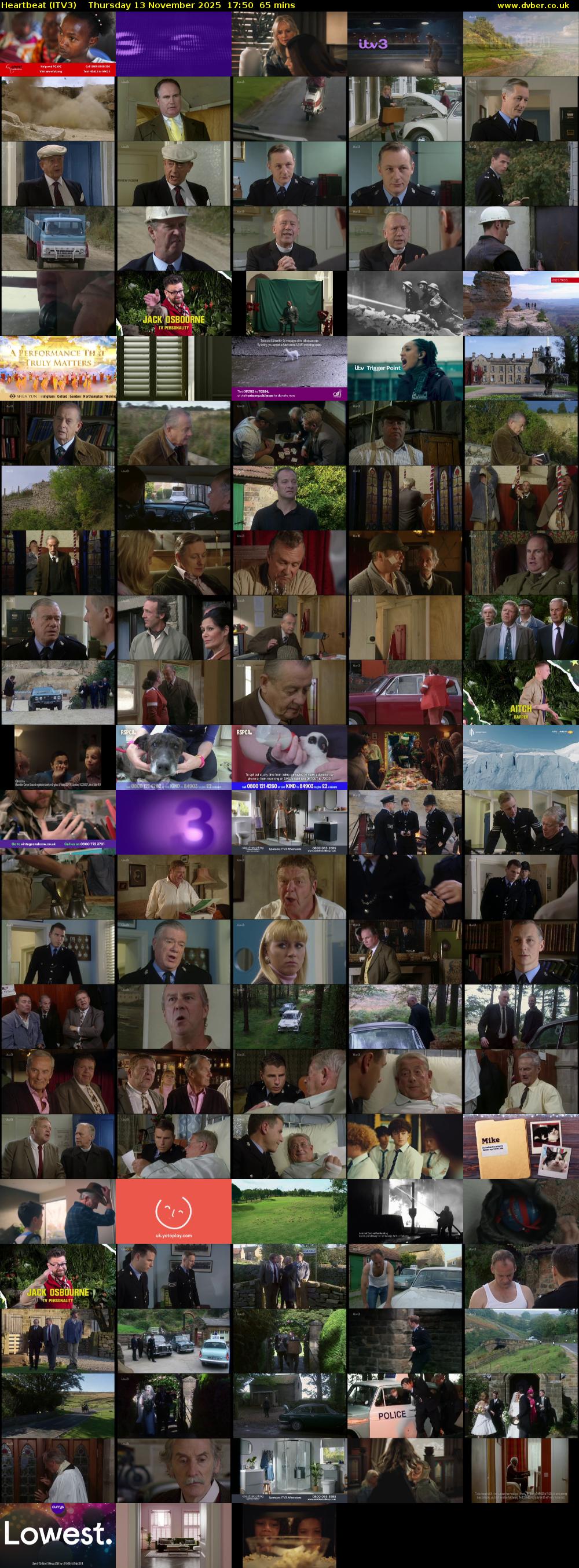 Heartbeat (ITV3) Thursday 13 November 2025 17:50 - 18:55