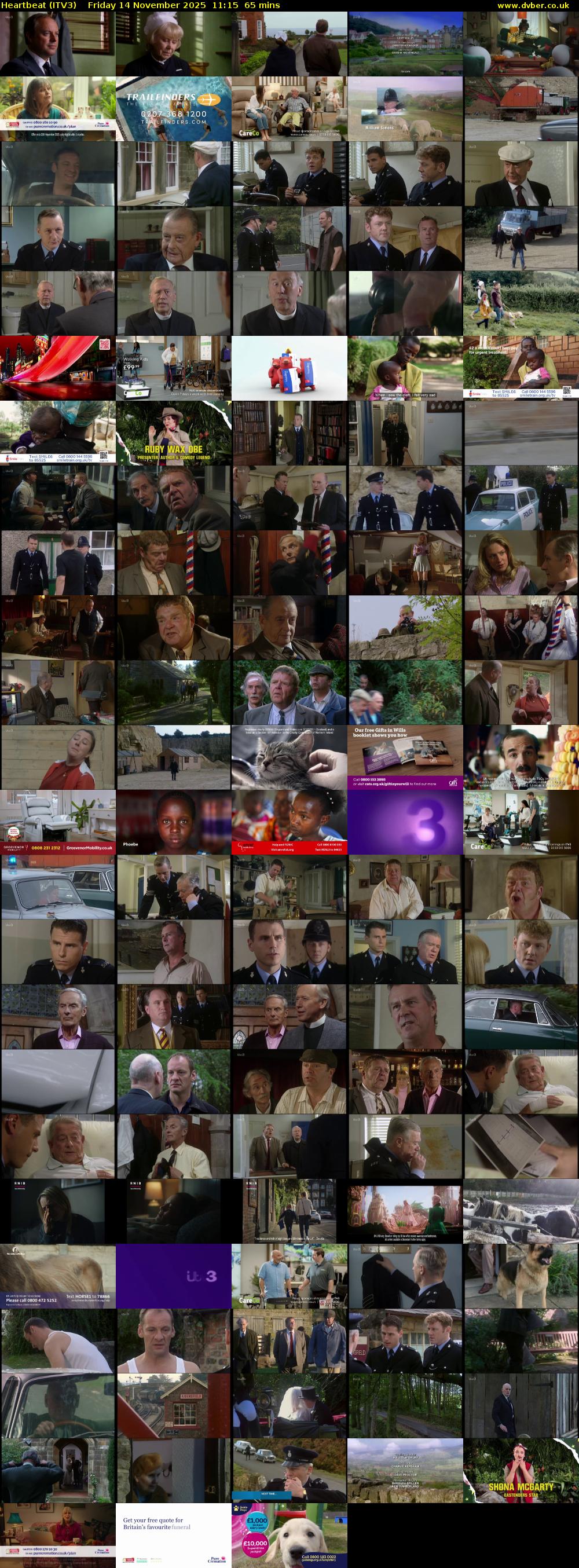 Heartbeat (ITV3) Friday 14 November 2025 11:15 - 12:20