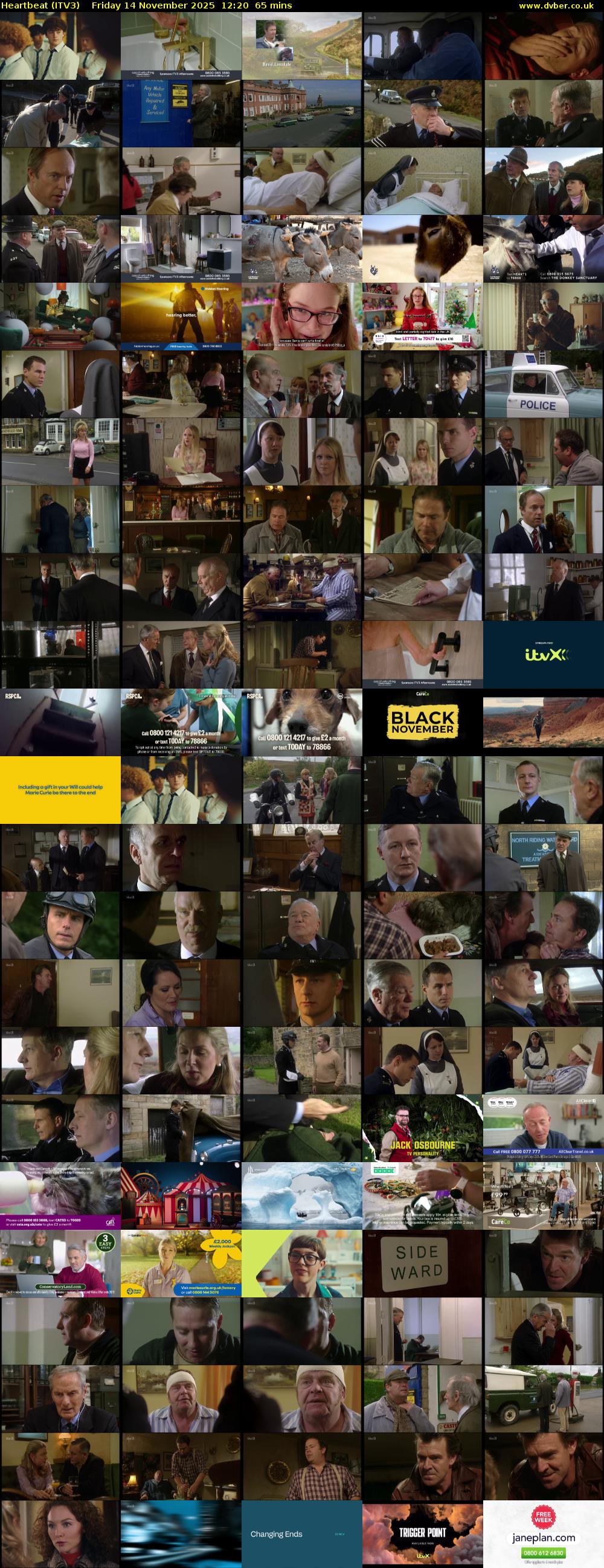 Heartbeat (ITV3) Friday 14 November 2025 12:20 - 13:25