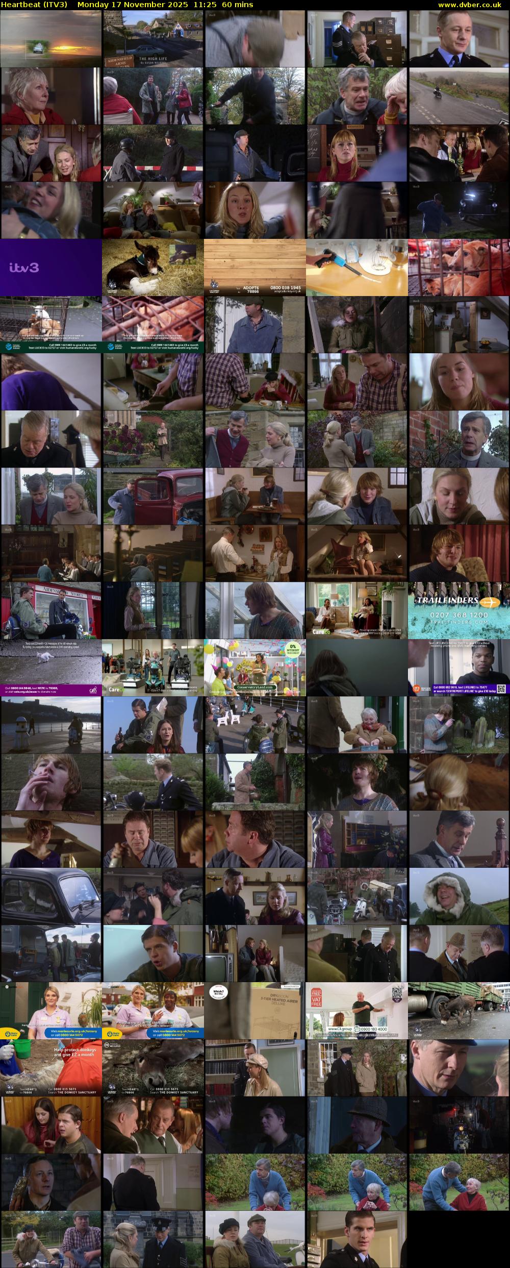 Heartbeat (ITV3) Monday 17 November 2025 11:25 - 12:25