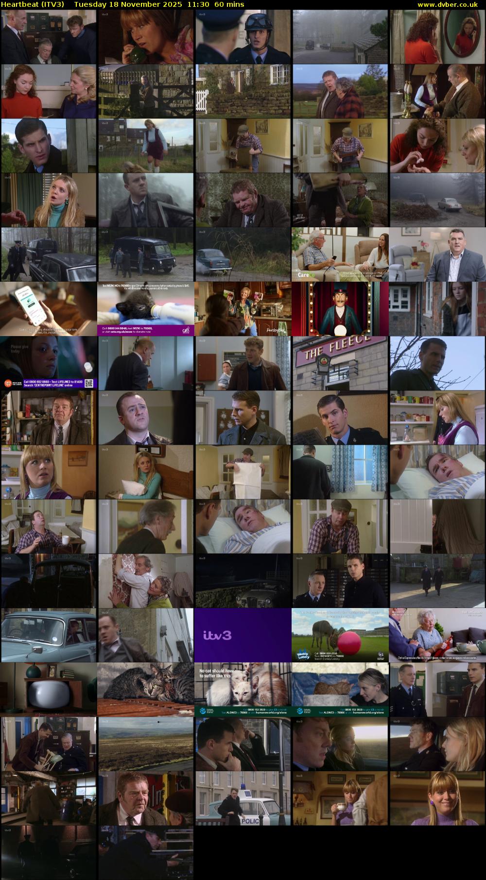 Heartbeat (ITV3) Tuesday 18 November 2025 11:30 - 12:30