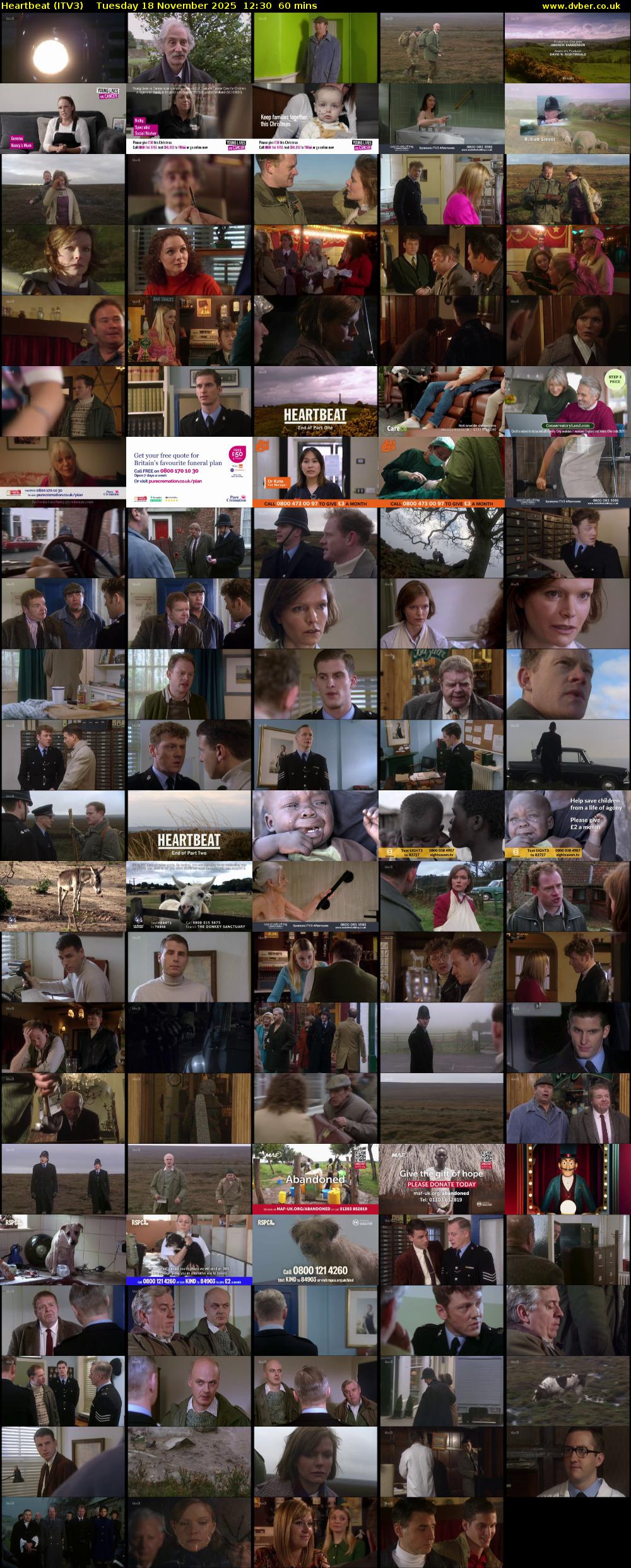 Heartbeat (ITV3) Tuesday 18 November 2025 12:30 - 13:30