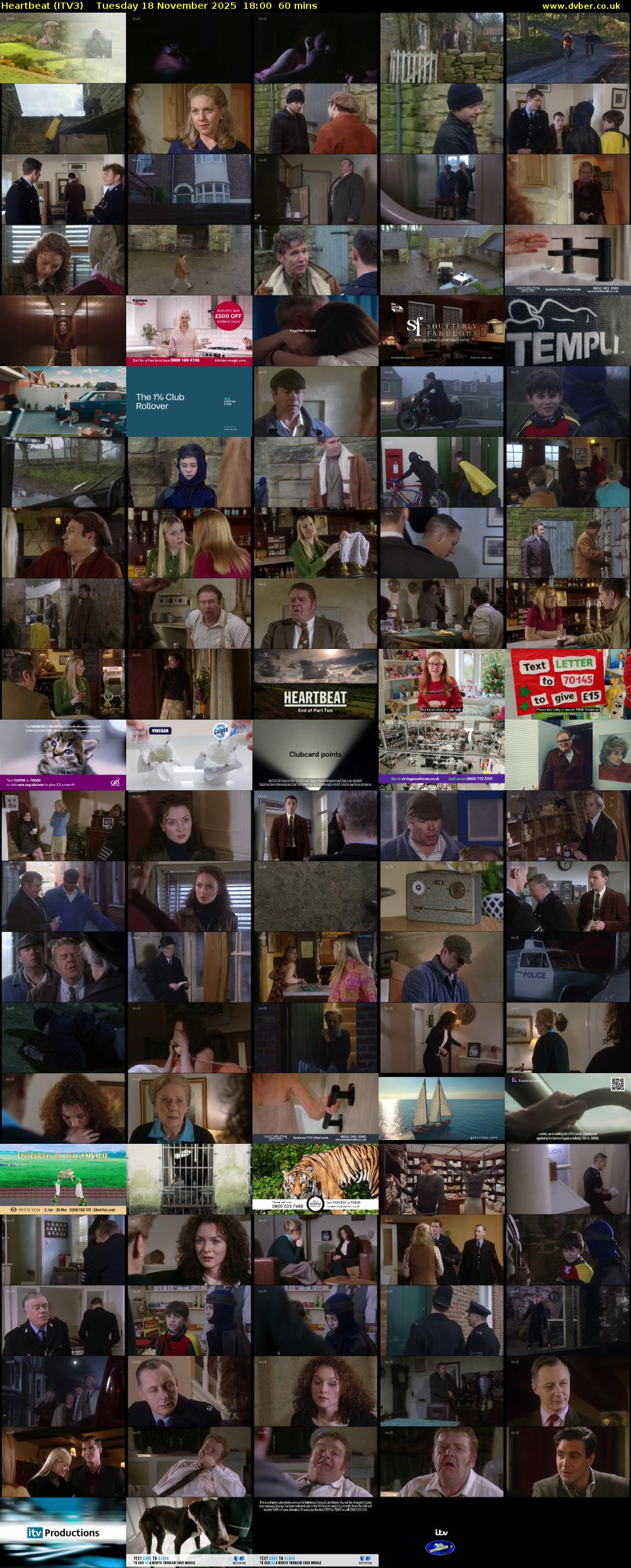 Heartbeat (ITV3) Tuesday 18 November 2025 18:00 - 19:00