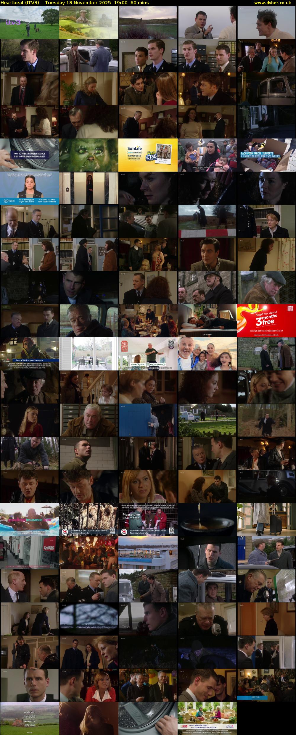 Heartbeat (ITV3) Tuesday 18 November 2025 19:00 - 20:00