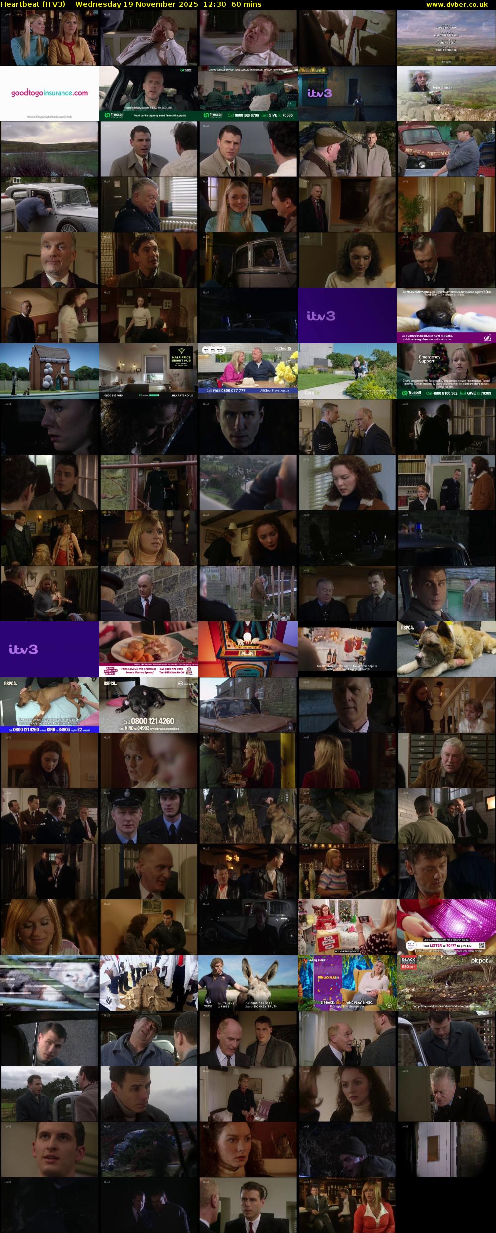 Heartbeat (ITV3) Wednesday 19 November 2025 12:30 - 13:30