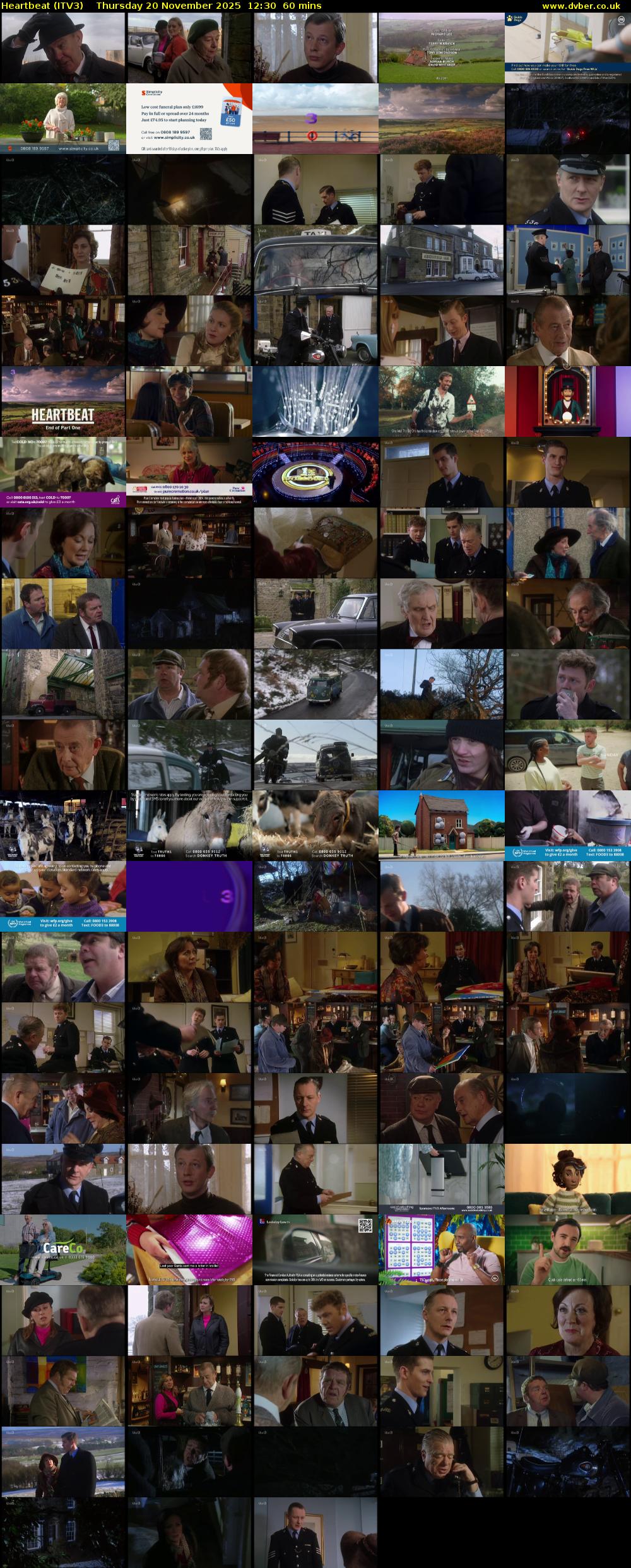 Heartbeat (ITV3) Thursday 20 November 2025 12:30 - 13:30