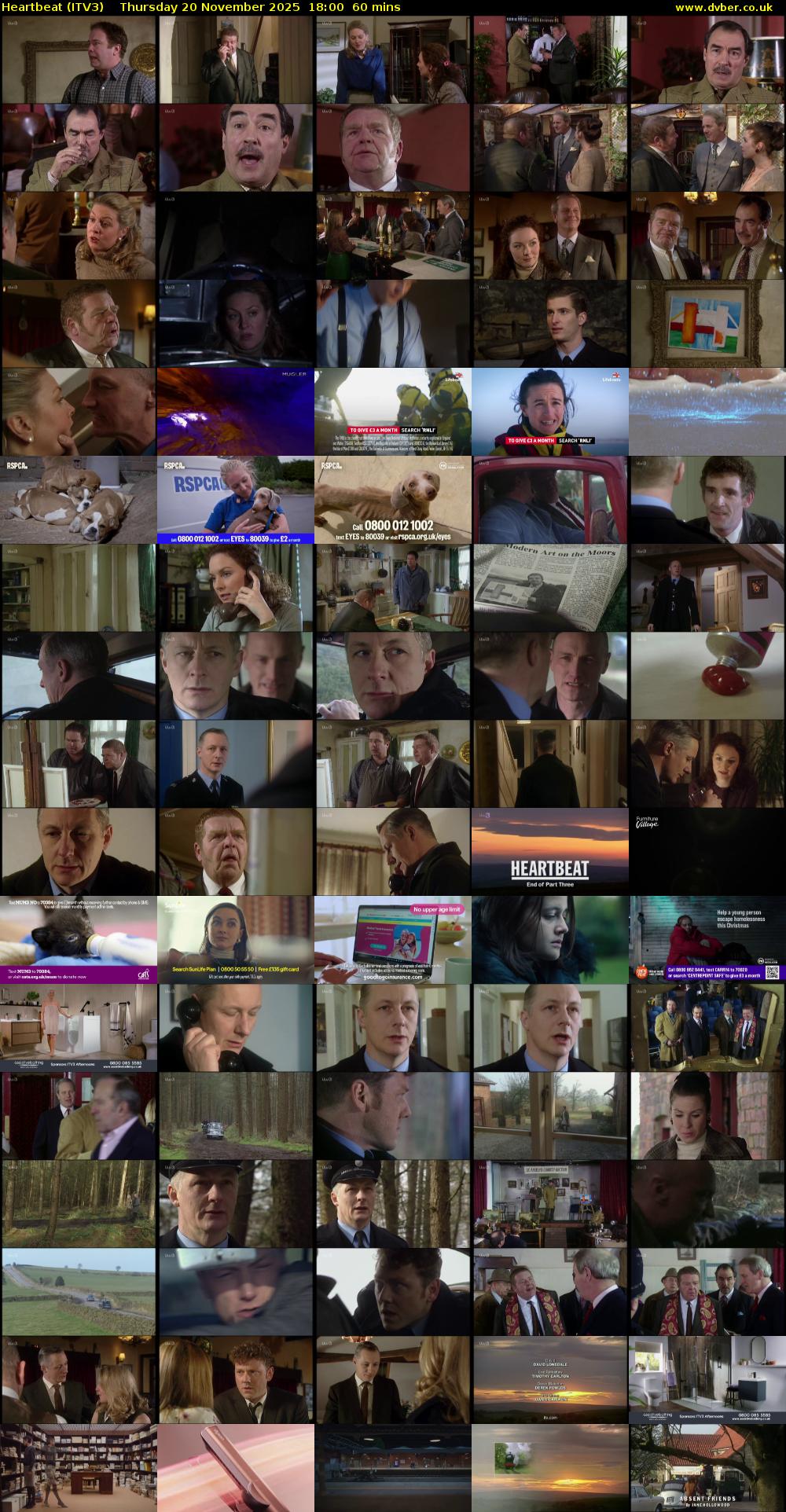 Heartbeat (ITV3) Thursday 20 November 2025 18:00 - 19:00