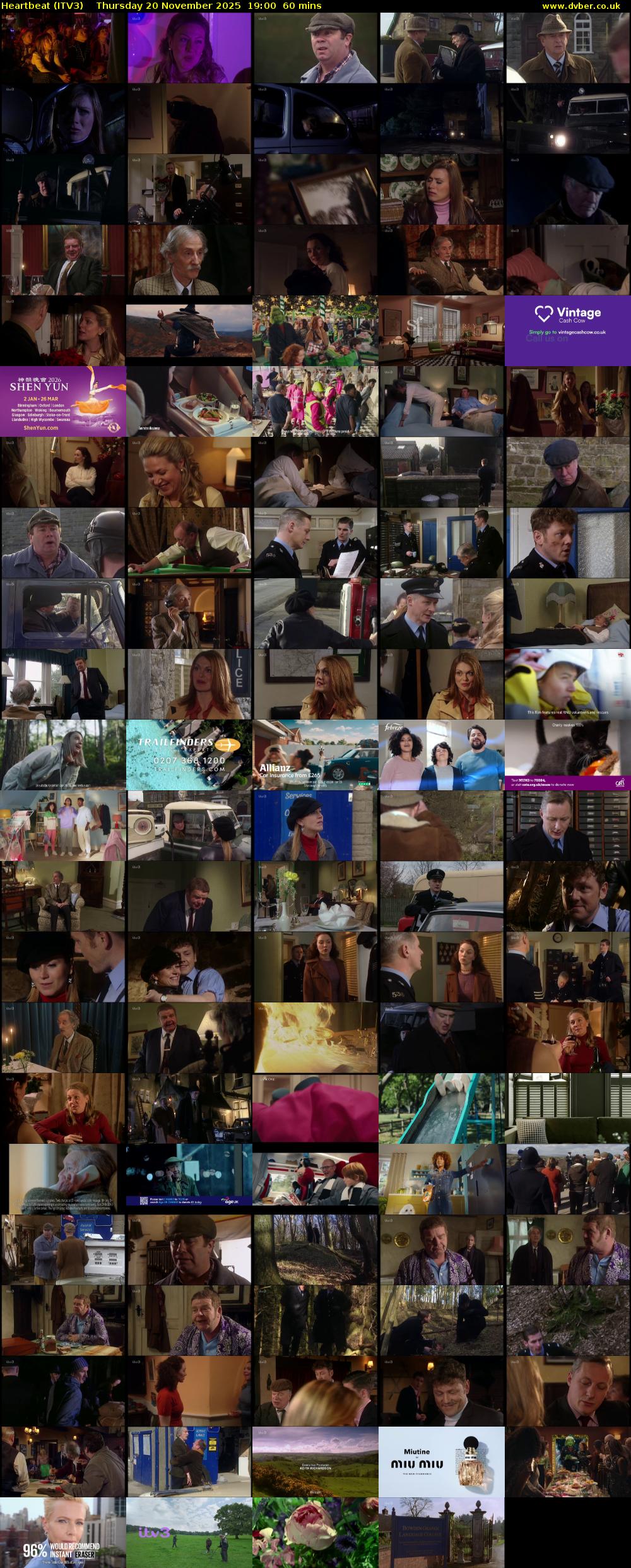 Heartbeat (ITV3) Thursday 20 November 2025 19:00 - 20:00