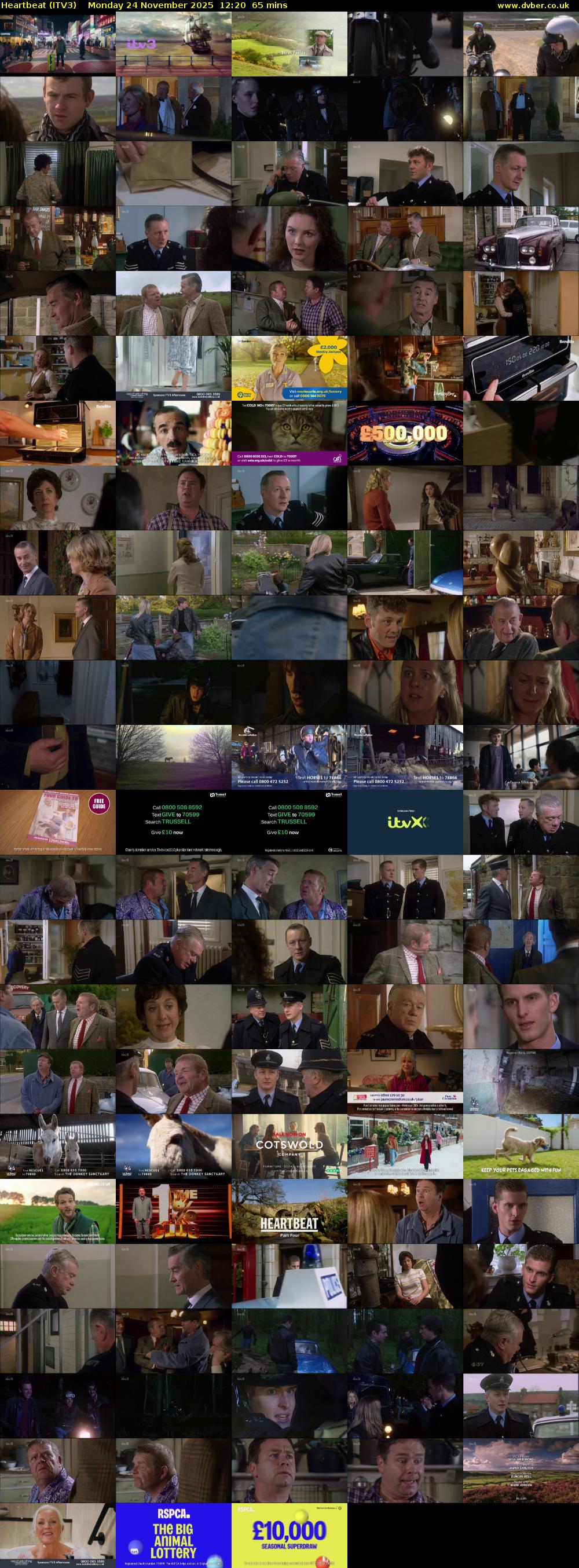 Heartbeat (ITV3) Monday 24 November 2025 12:20 - 13:25