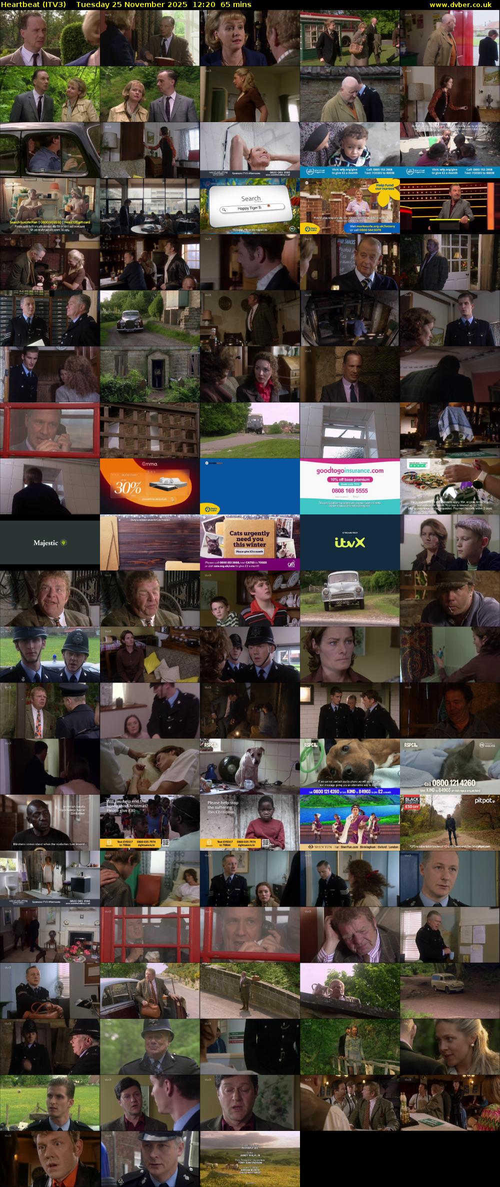 Heartbeat (ITV3) Tuesday 25 November 2025 12:20 - 13:25