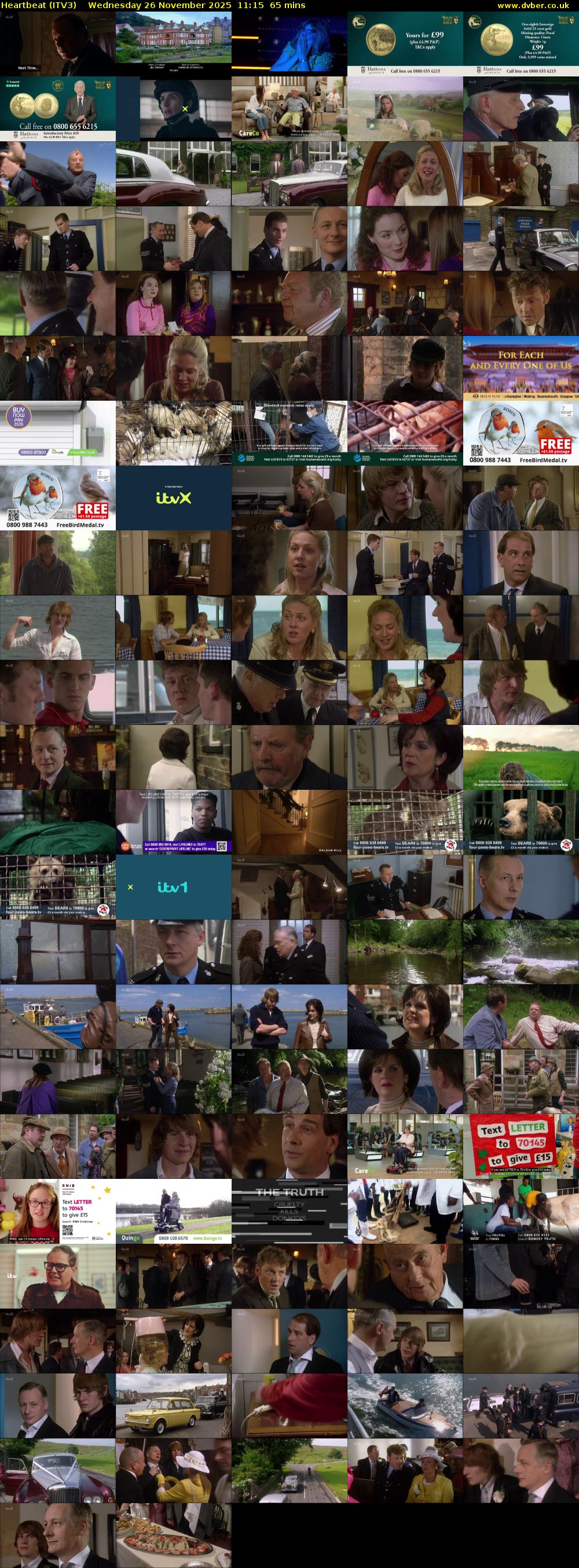 Heartbeat (ITV3) Wednesday 26 November 2025 11:15 - 12:20