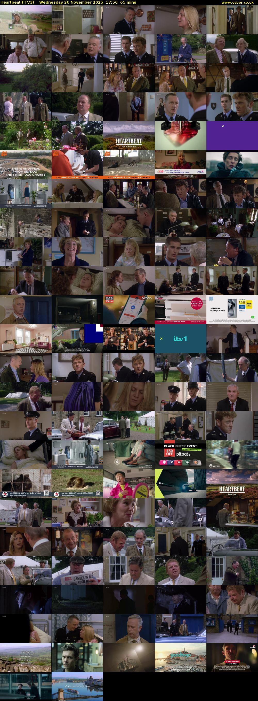 Heartbeat (ITV3) Wednesday 26 November 2025 17:50 - 18:55